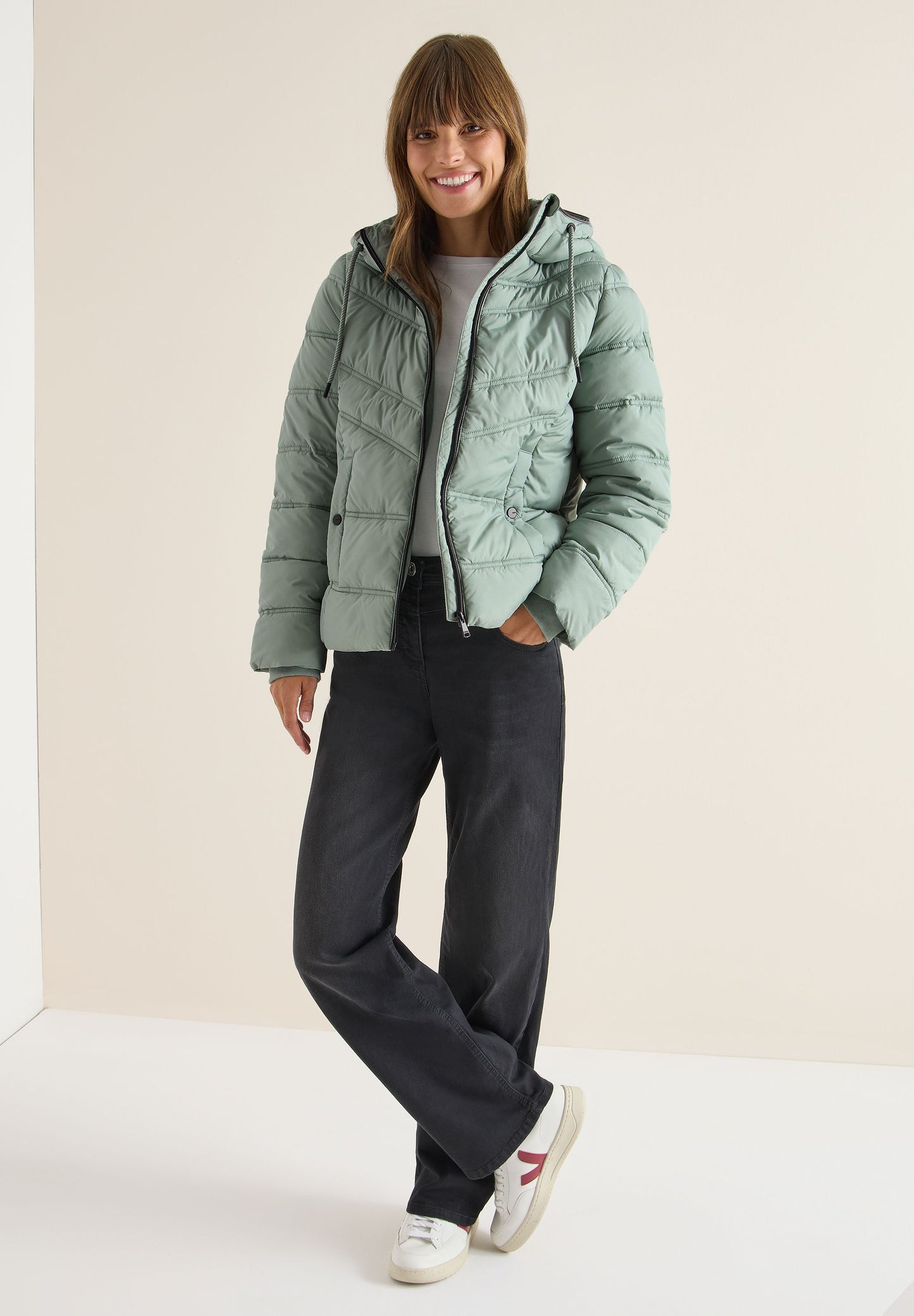 Cecil Damen Jacke grün
