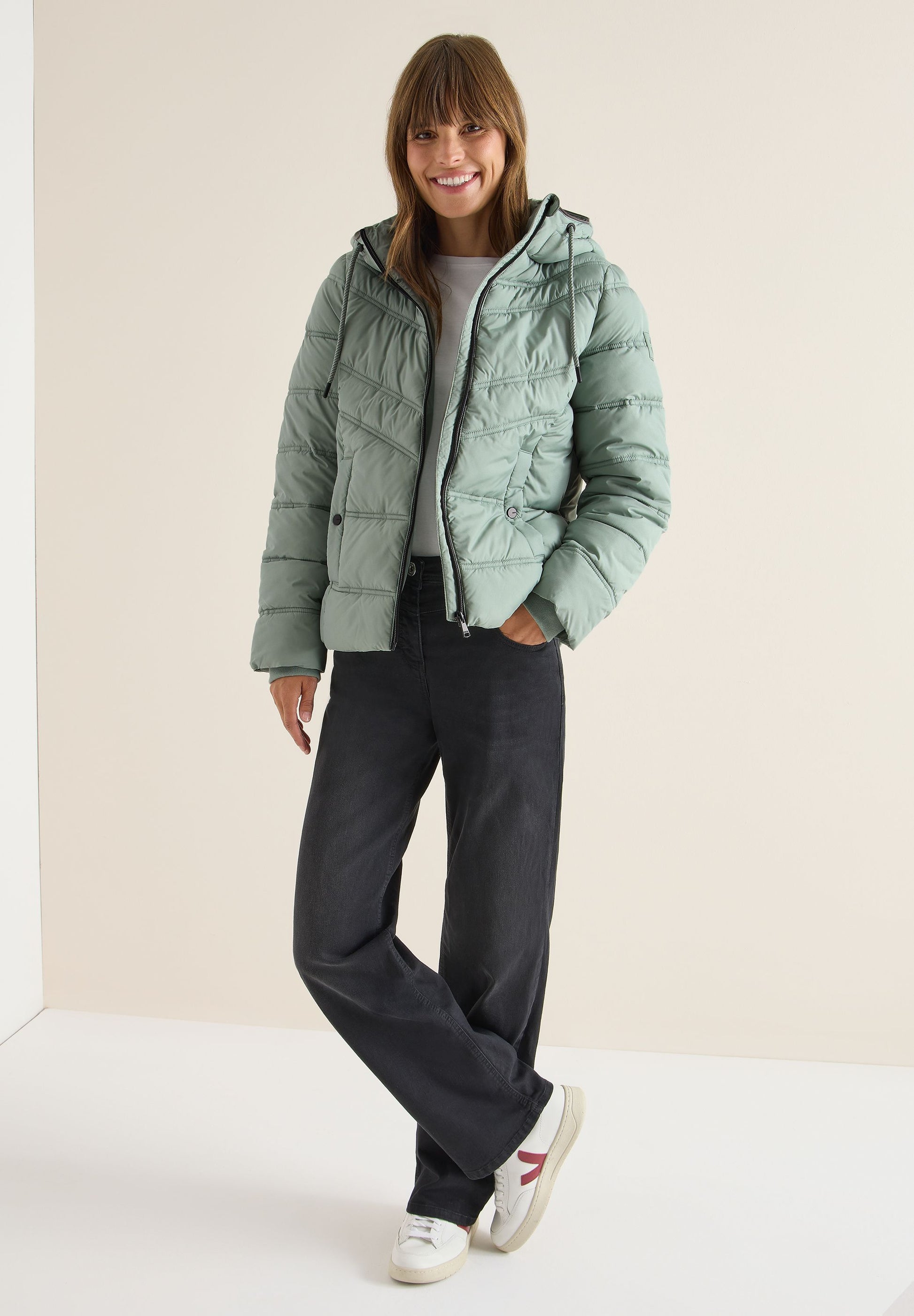 Cecil Damen Jacke grün