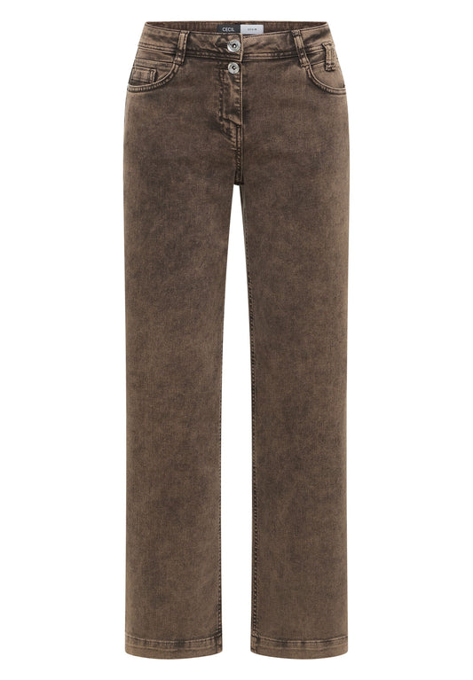 Cecil Damen Jeans 30 braun