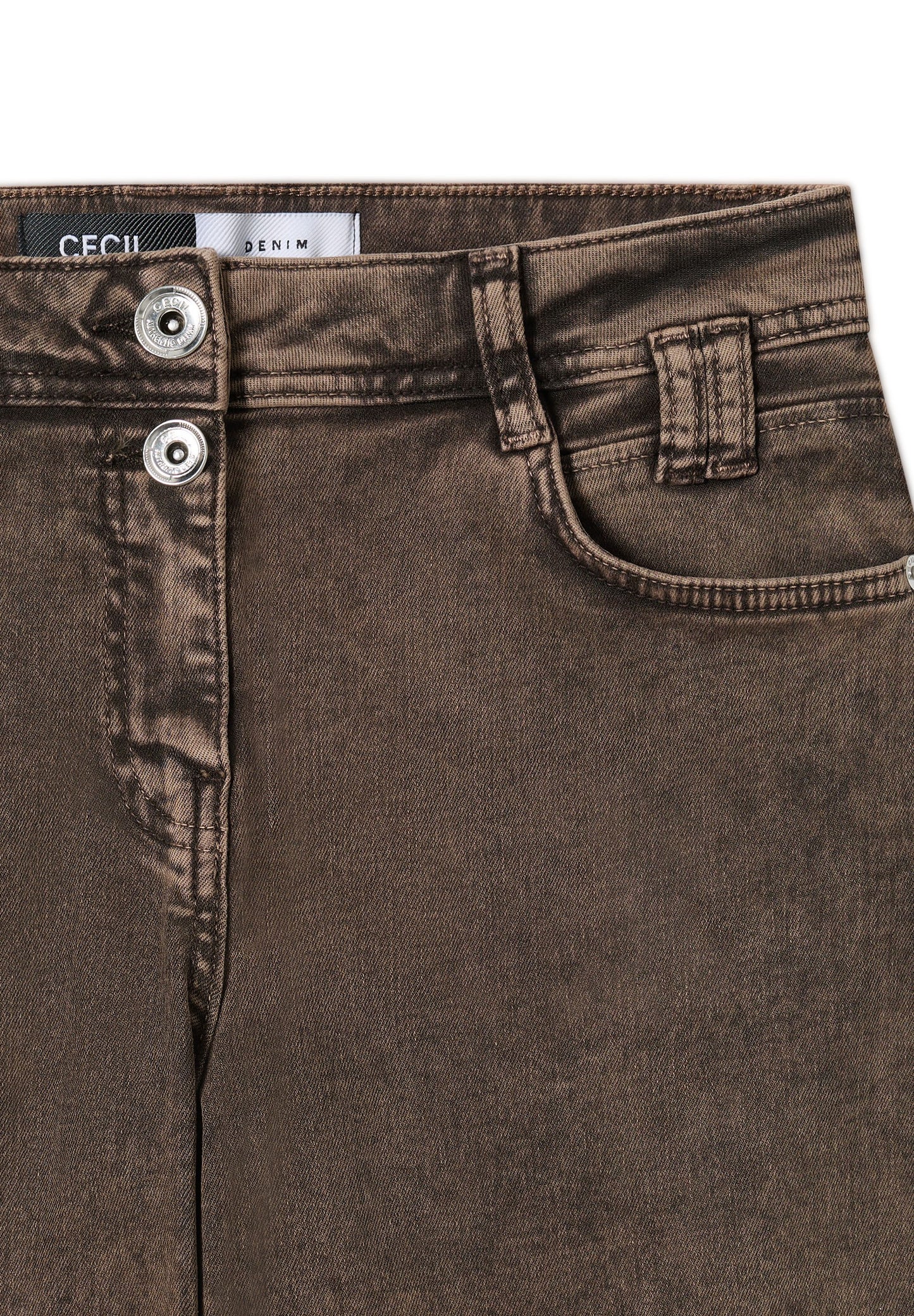Cecil Damen Jeans braun