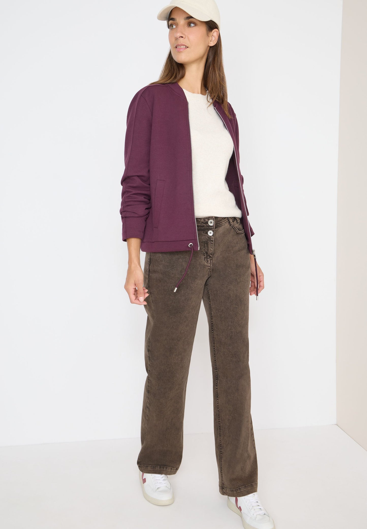 Cecil Damen Jeans braun