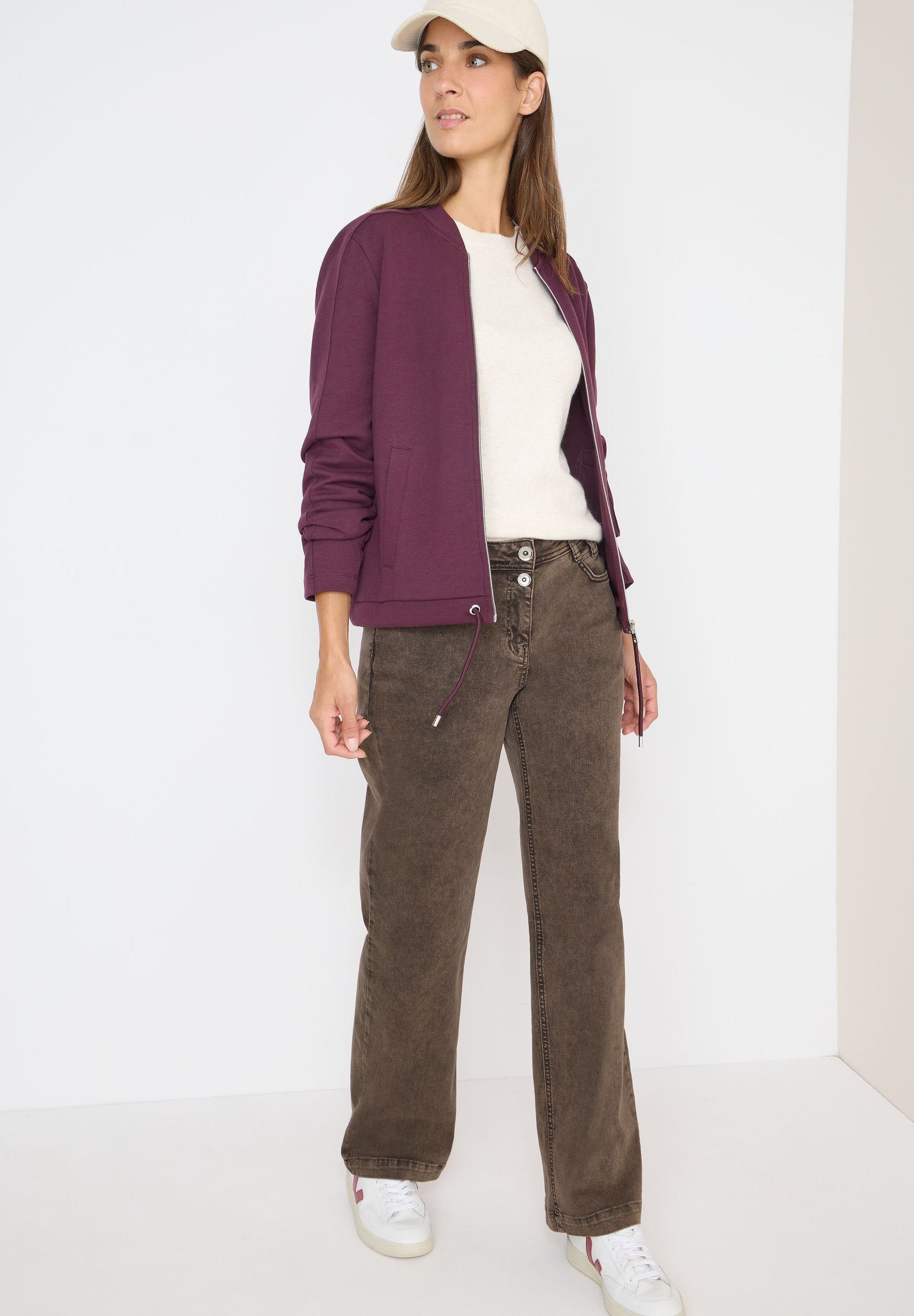 Cecil Damen Jeans braun