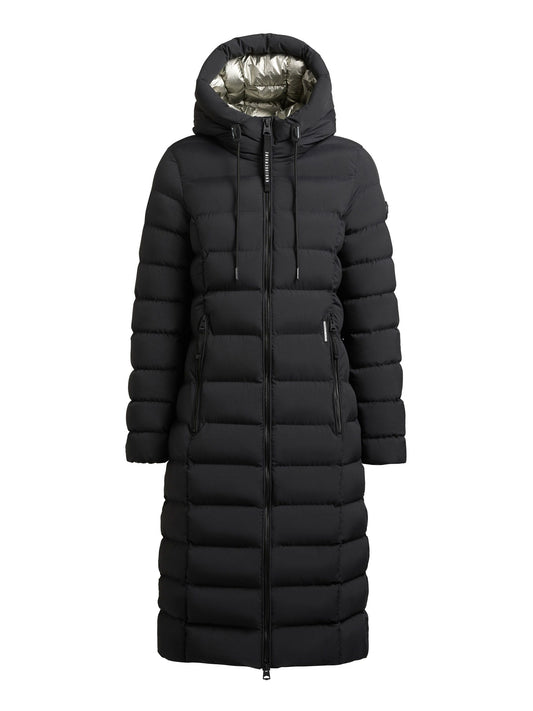 Khujo Damen Mantel Simmie2 schwarz