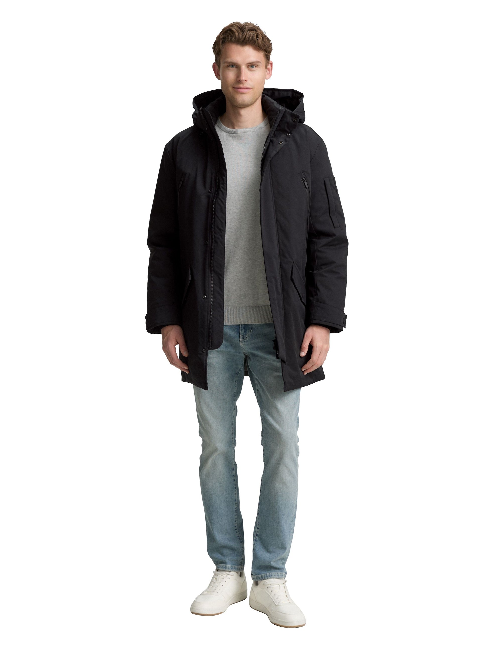 Tom Tailor Herren Jacke schwarz