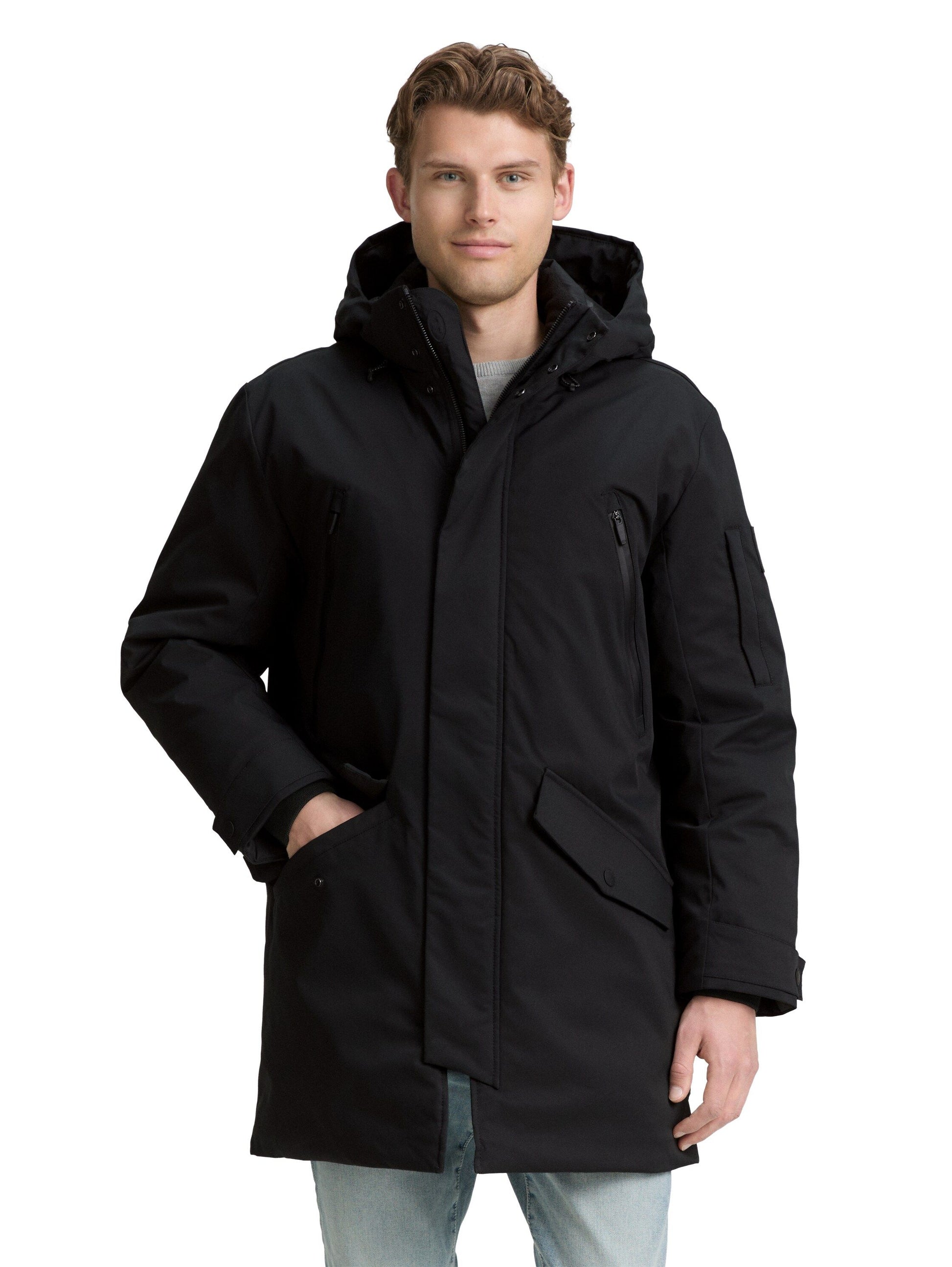 Tom Tailor Herren Jacke schwarz