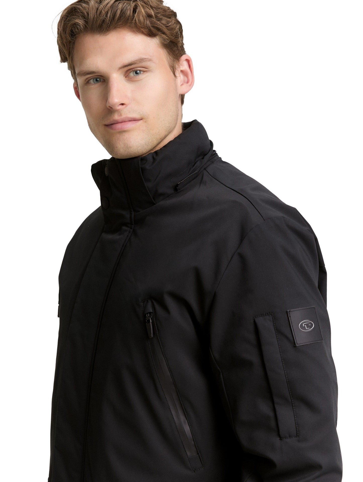Tom Tailor Herren Jacke schwarz