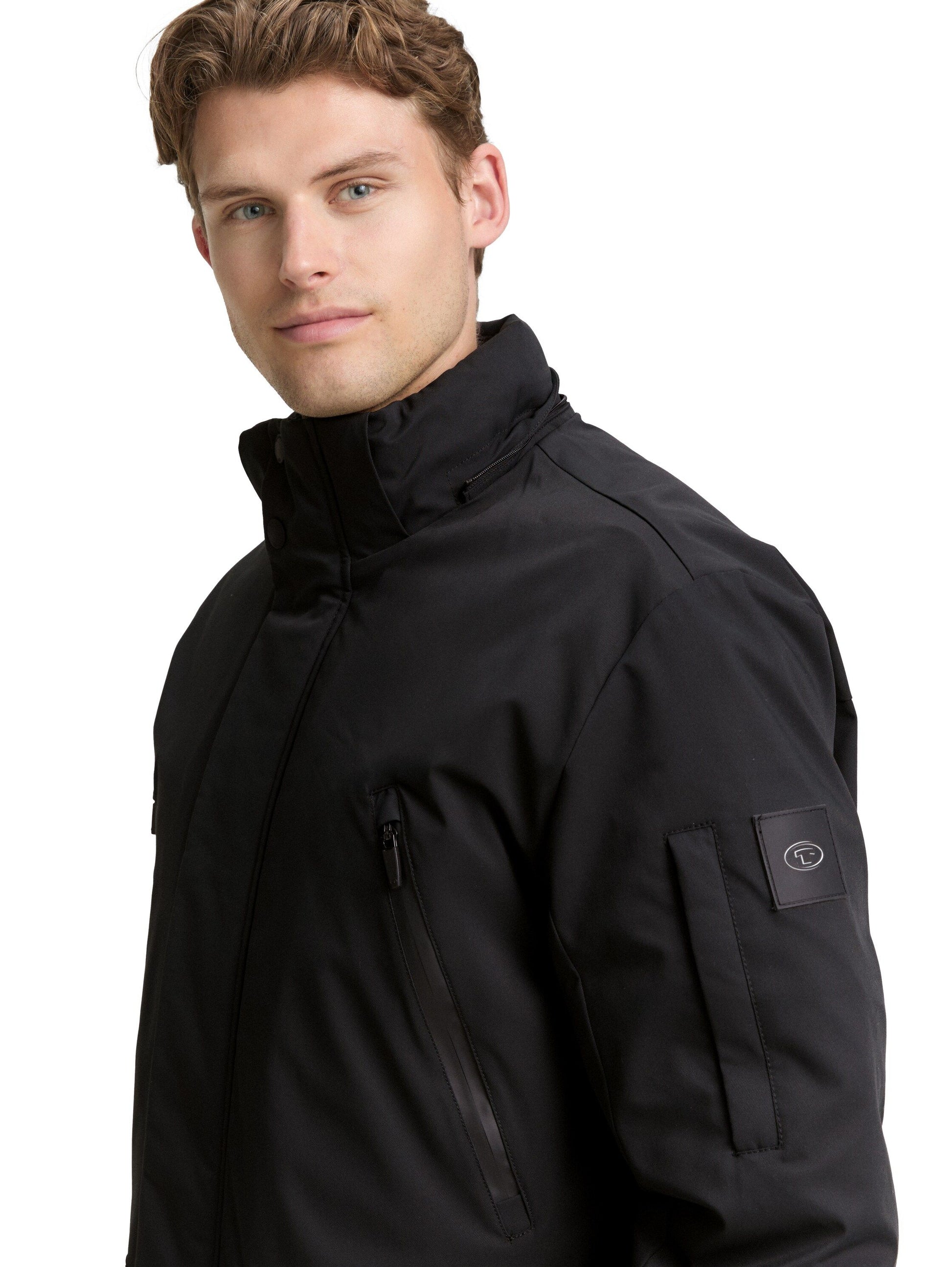 Tom Tailor Herren Jacke schwarz