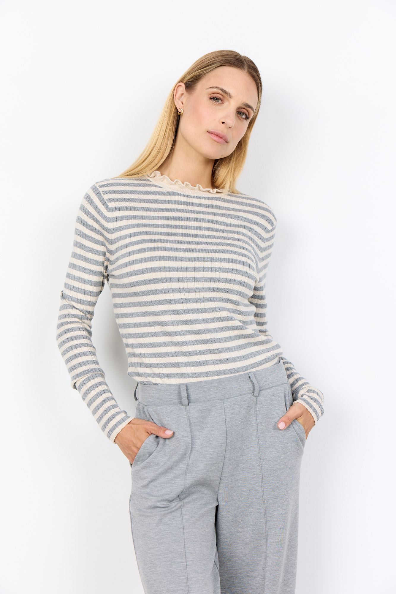 Soyaconcept Damen Shirt beige