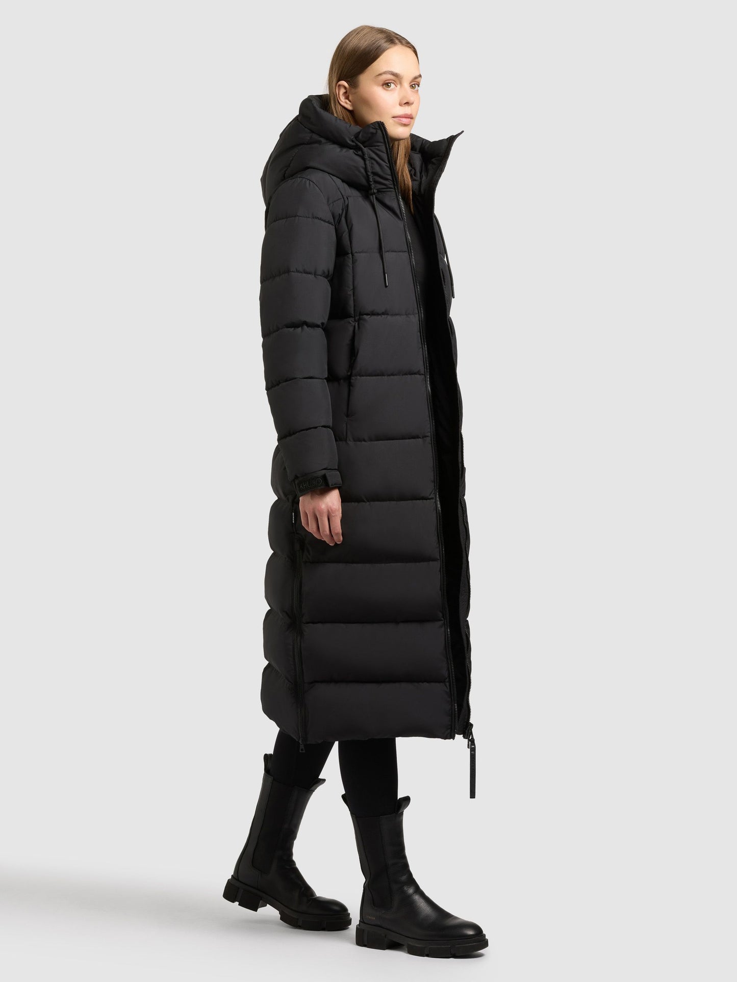 Khujo Damen Mantel Deria 4 schwarz