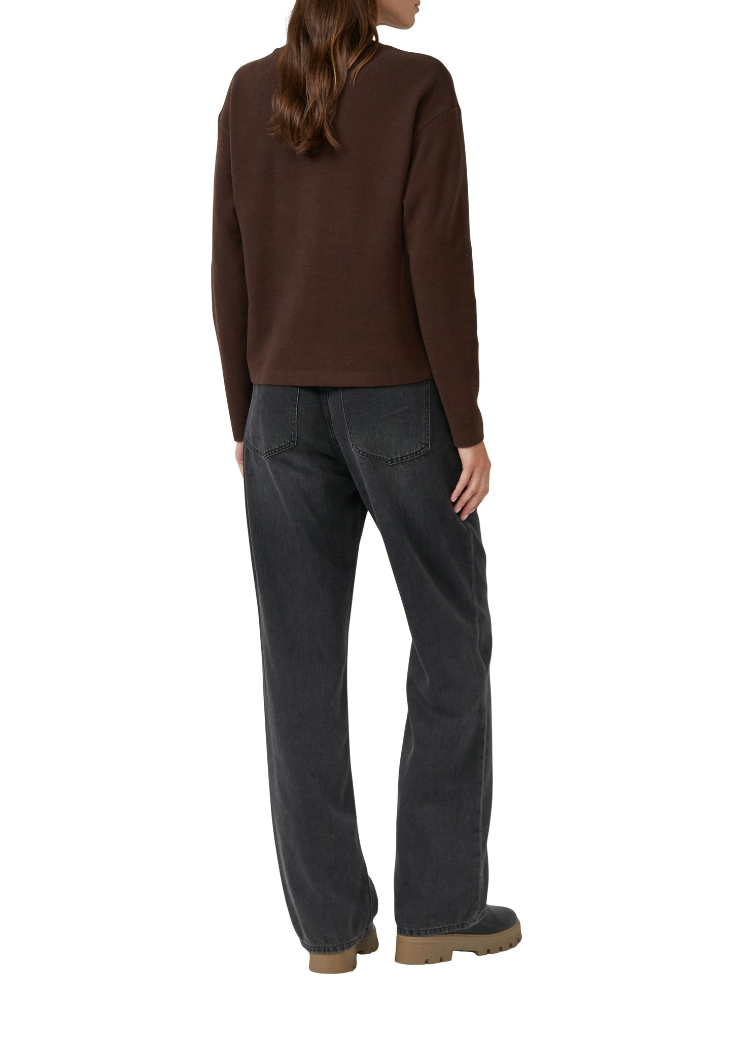s.Oliver Damen Sweatshirt braun