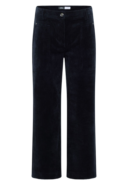 Cecil Damen Cordhose 28 blau