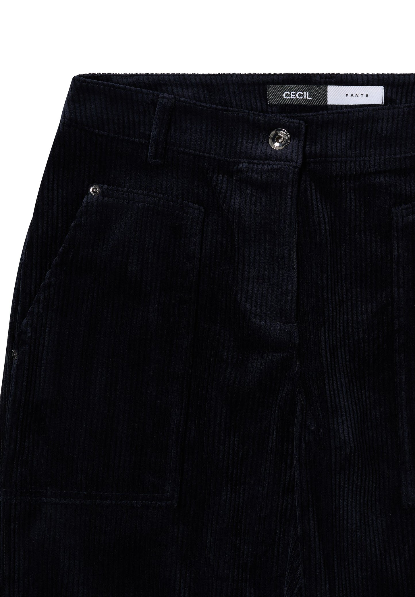 Cecil Damen Cordhose blau