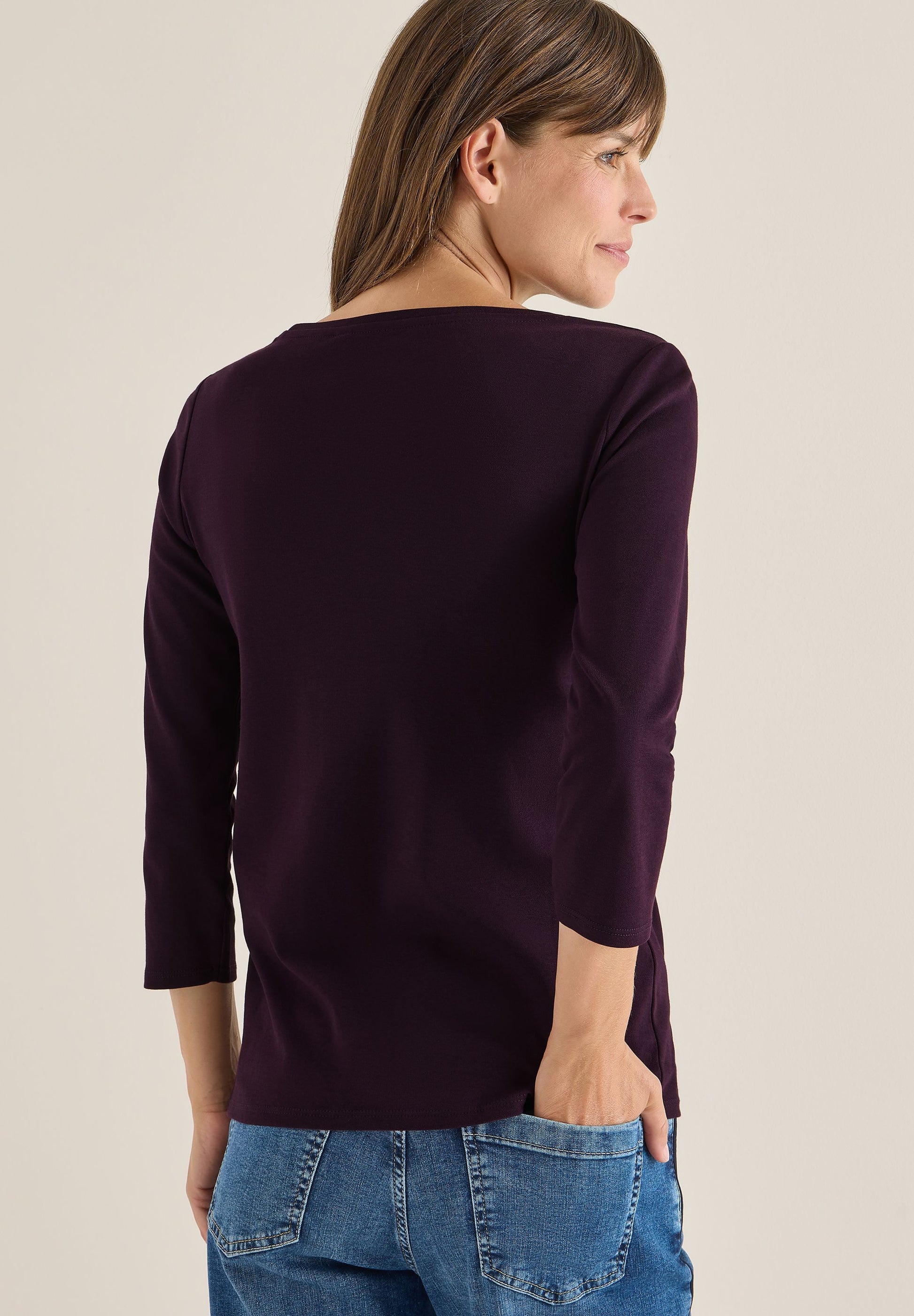 Cecil Damen Basic Shirt rot