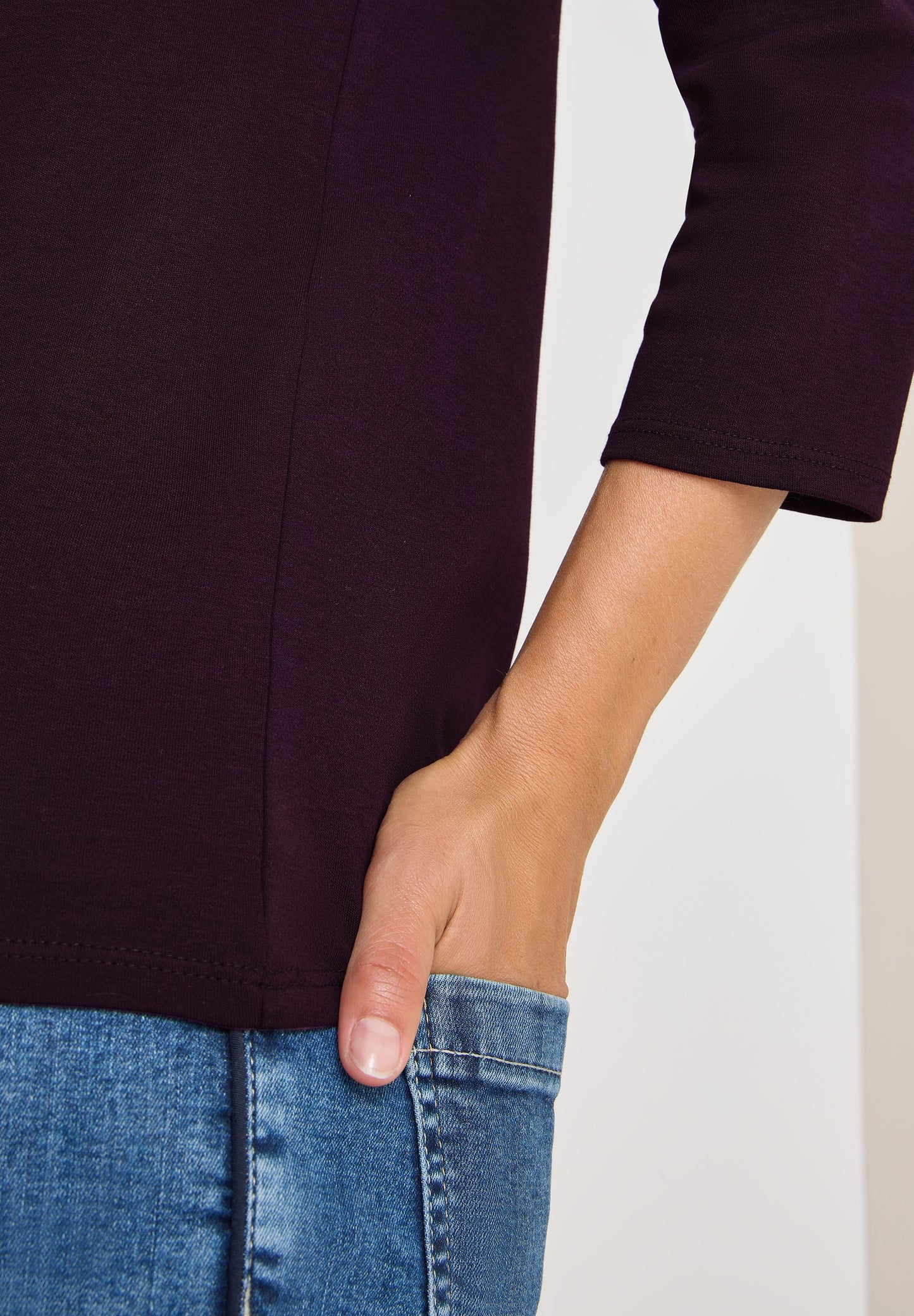 Cecil Damen Basic Shirt rot