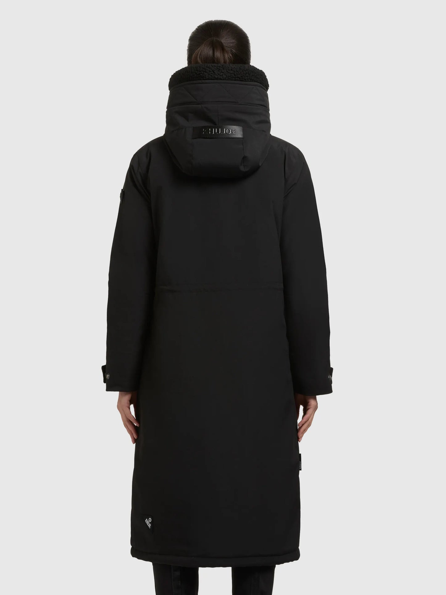 khujo Damen Mantel Agneta2 schwarz