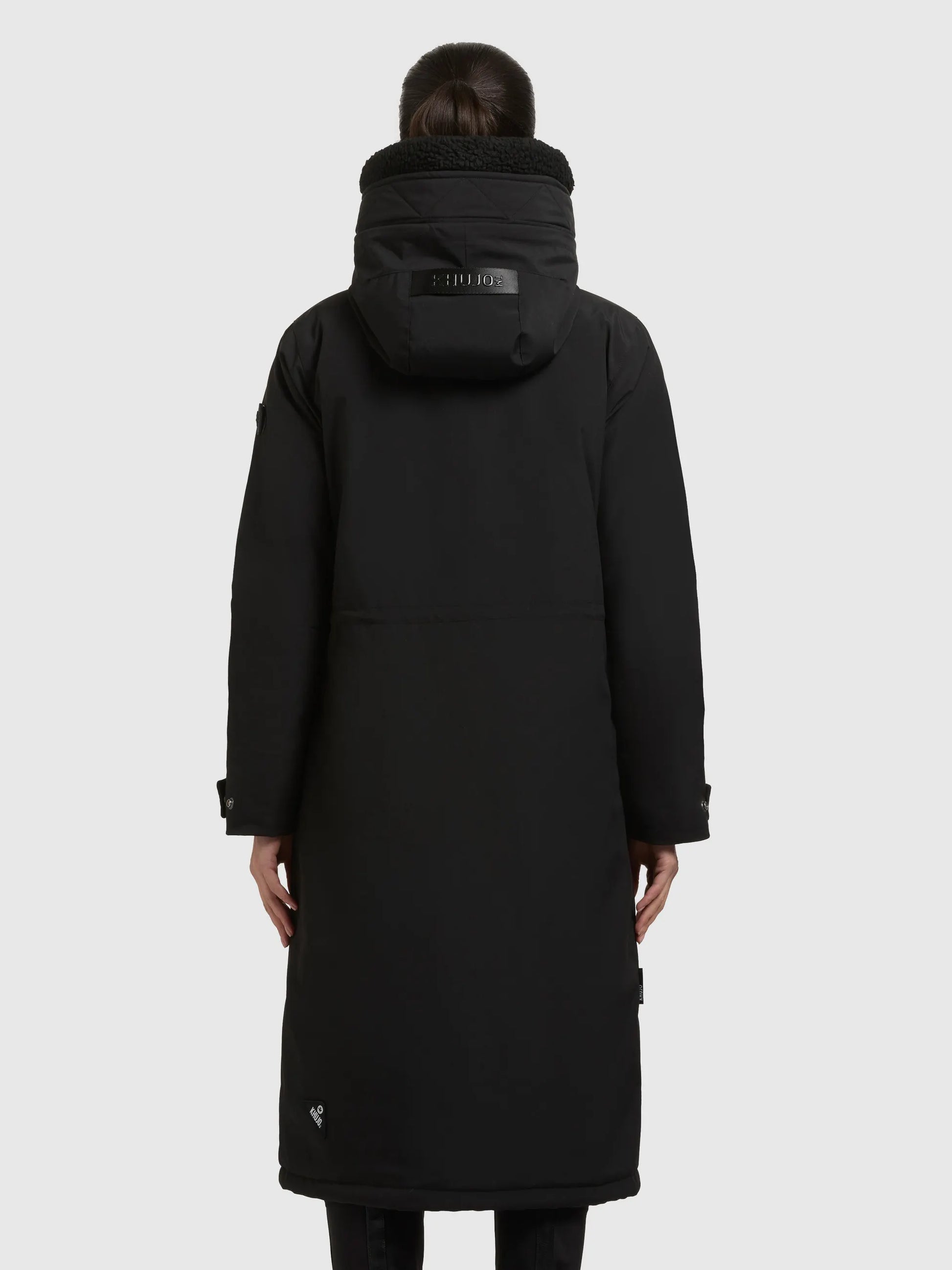 khujo Damen Mantel Agneta2 schwarz