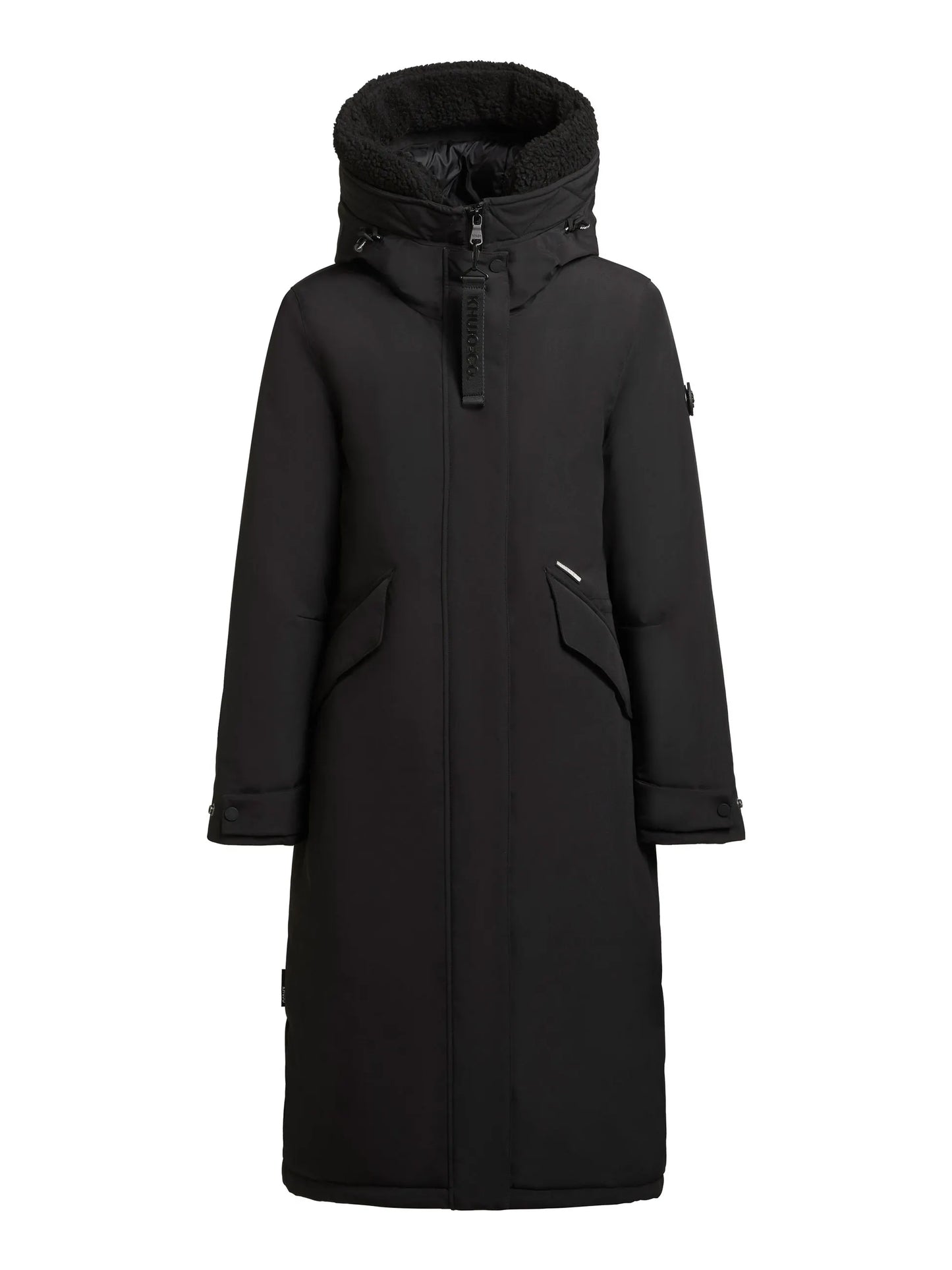 khujo Damen Mantel Agneta2 schwarz