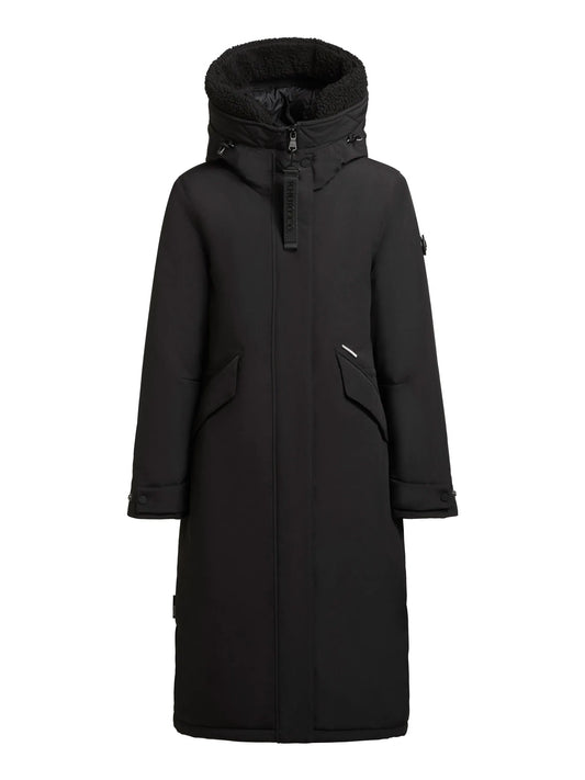 khujo Damen Mantel Agneta2 schwarz