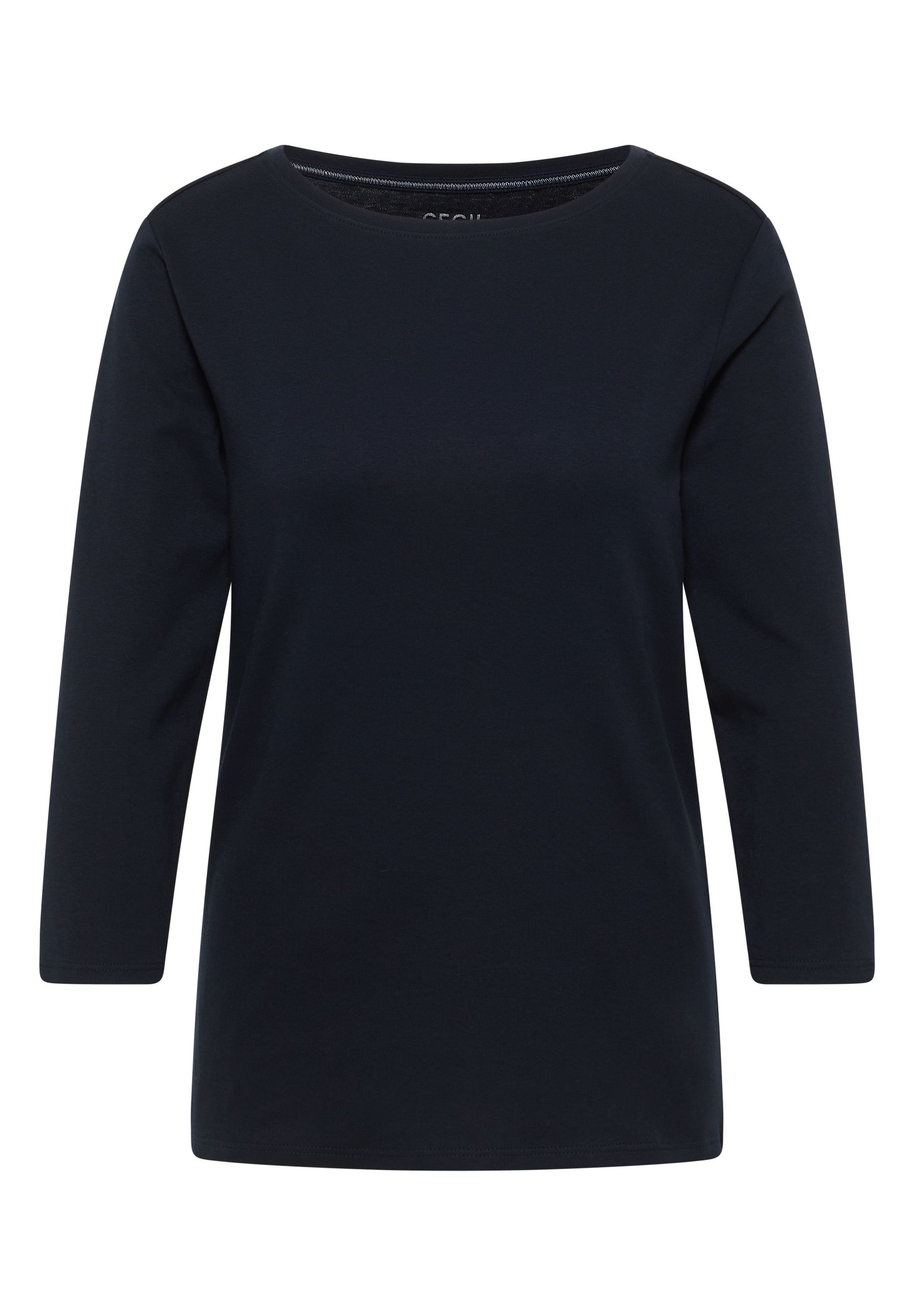 Cecil Damen Basic Shirt XXL blau