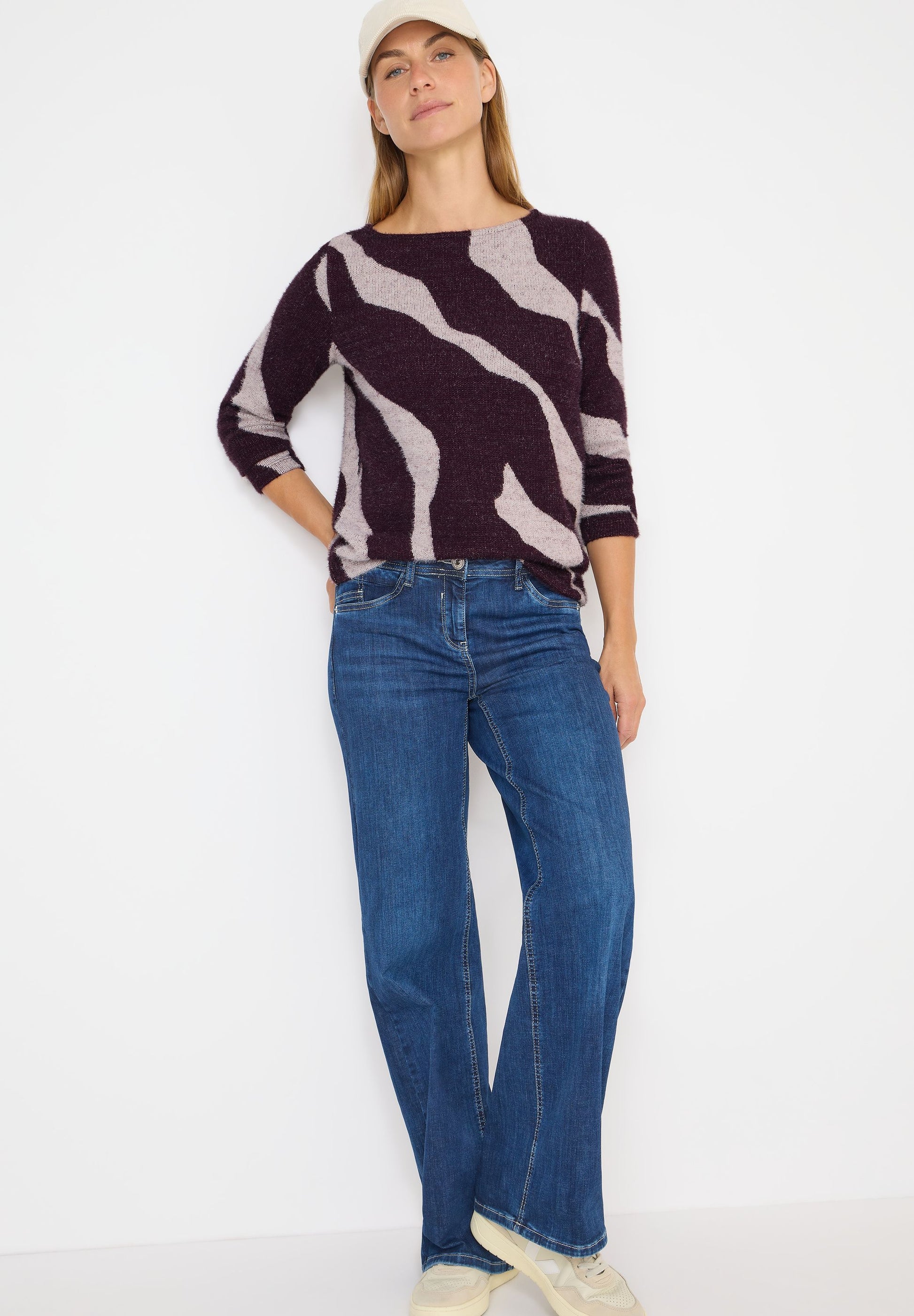 Cecil Damen Shirt rot