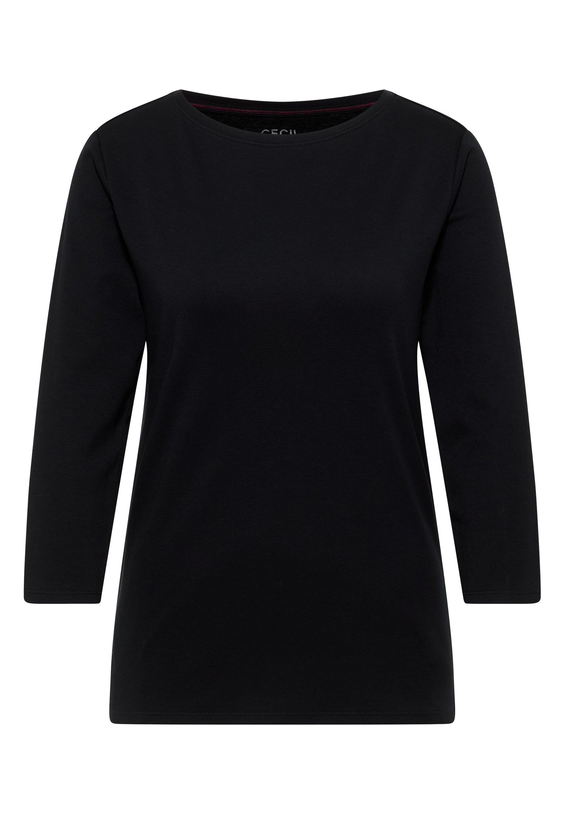 Cecil Damen Basic Shirt XXL schwarz