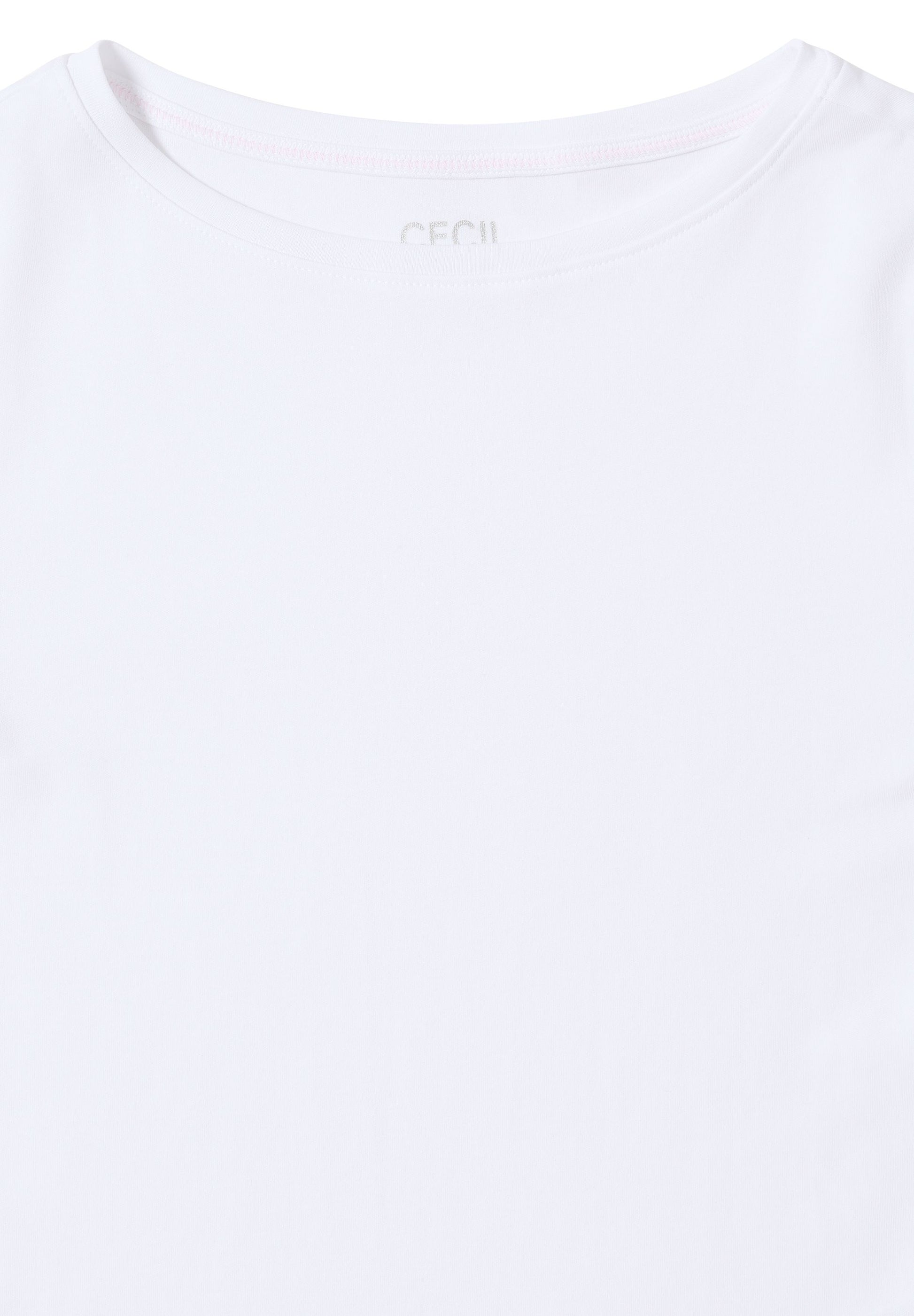 Cecil Damen Basic Shirt weiß
