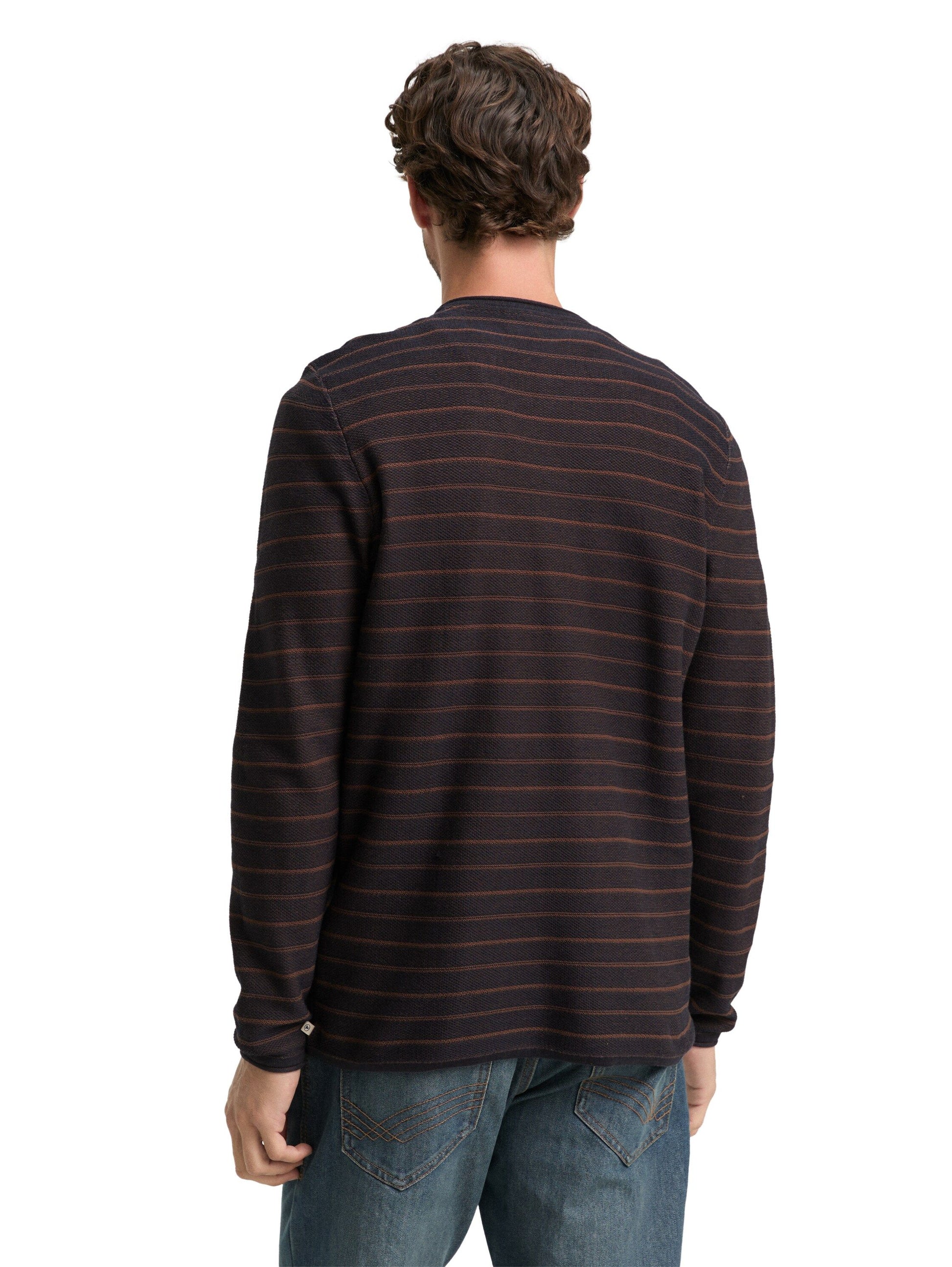Tom Tailor Herren Pullover braun