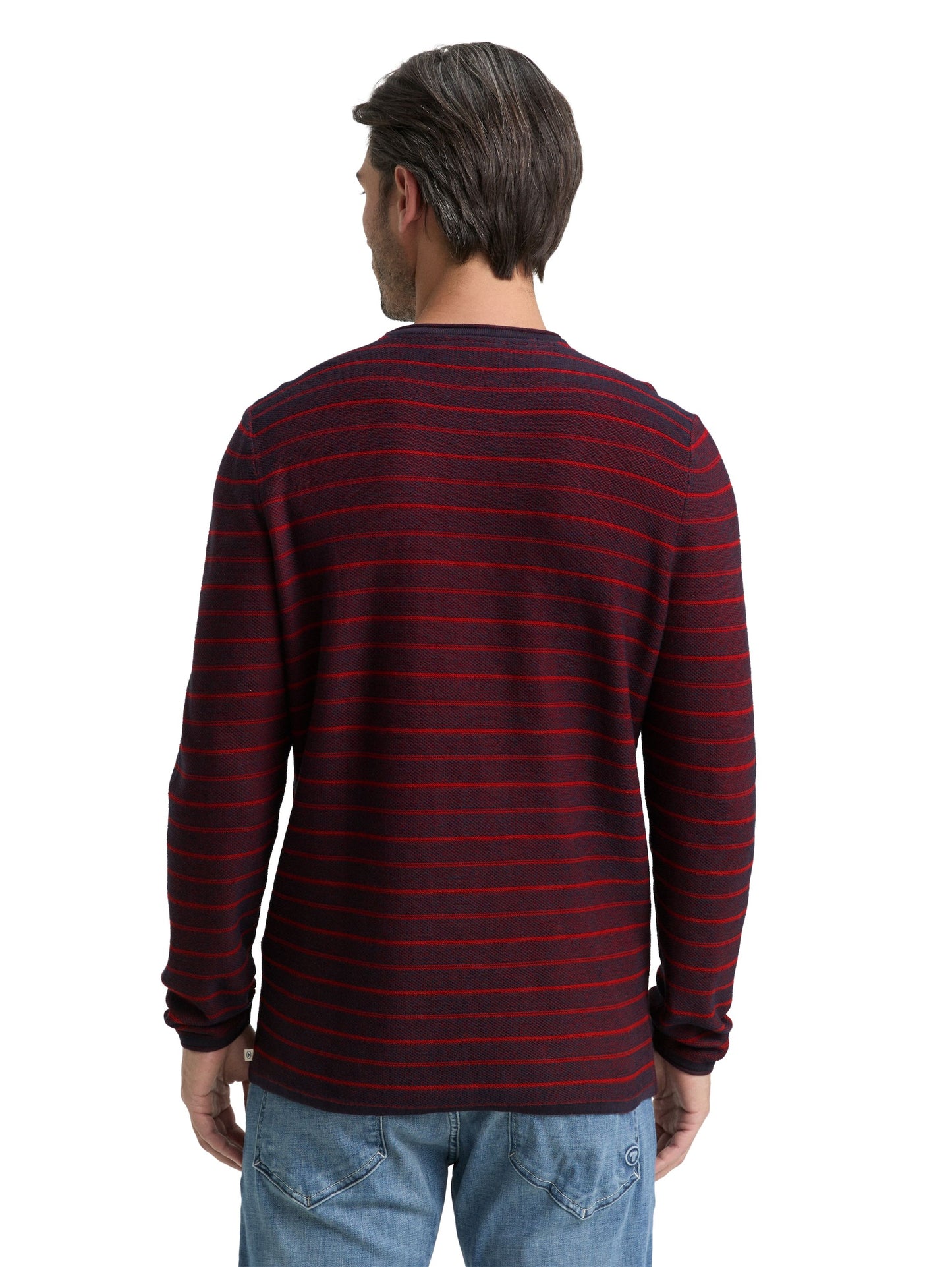 Tom Tailor Herren Strickpullover rot