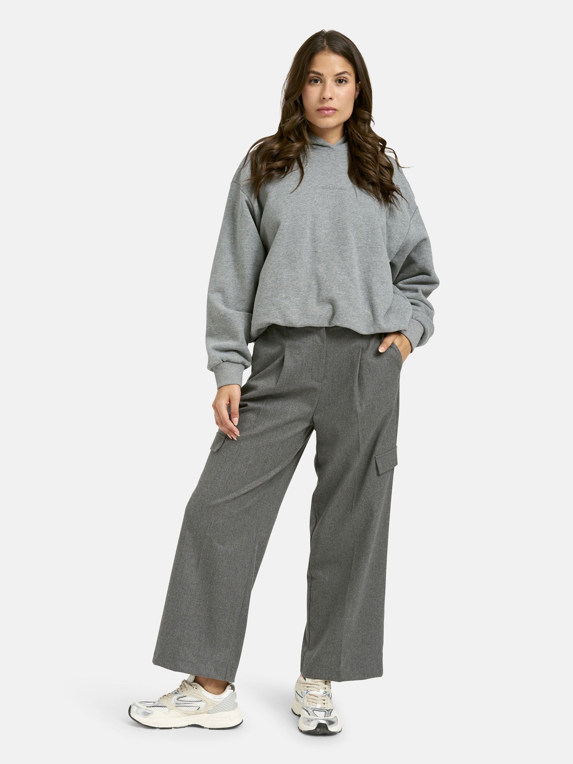 Smith&Soul Damen Pullover grau