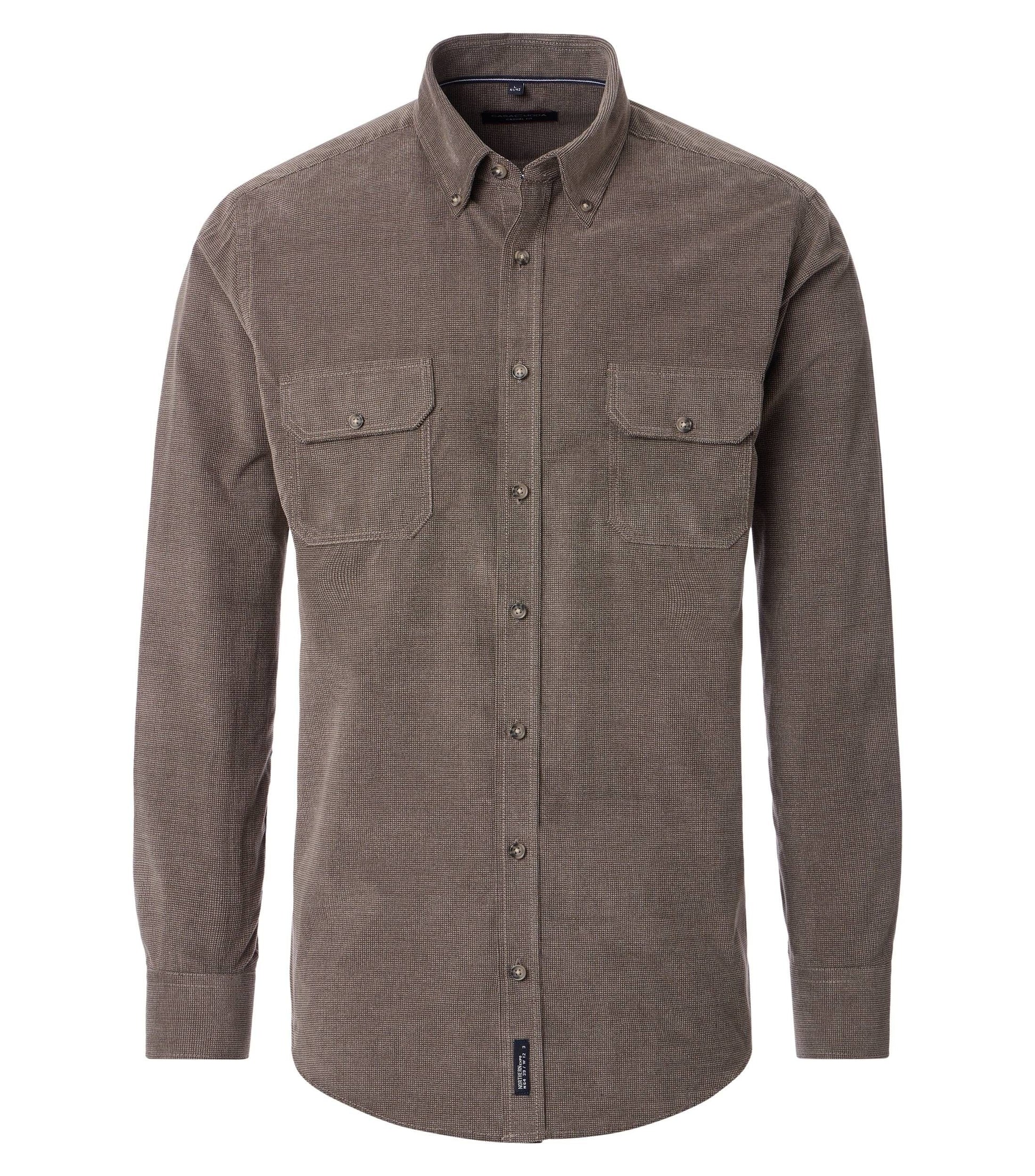 Casa Moda Herren Hemdjacke beige