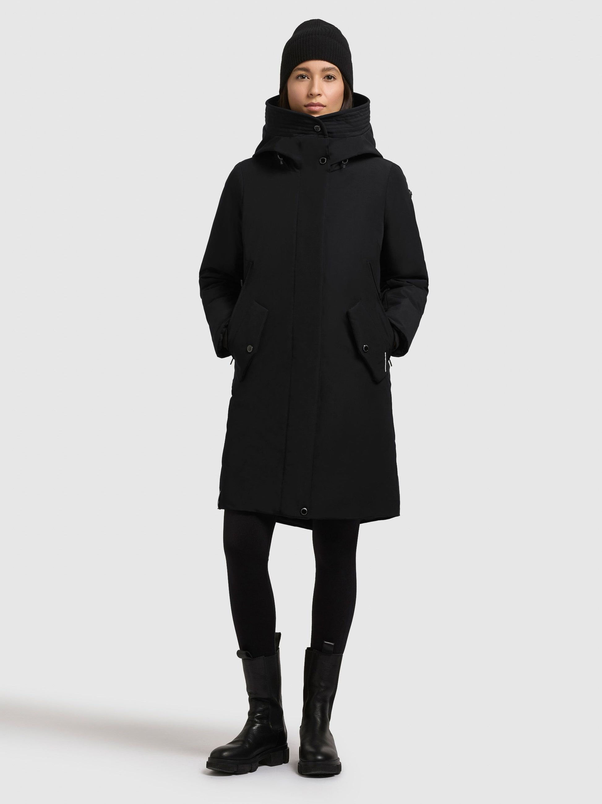 Khujo Damen Jacke schwarz