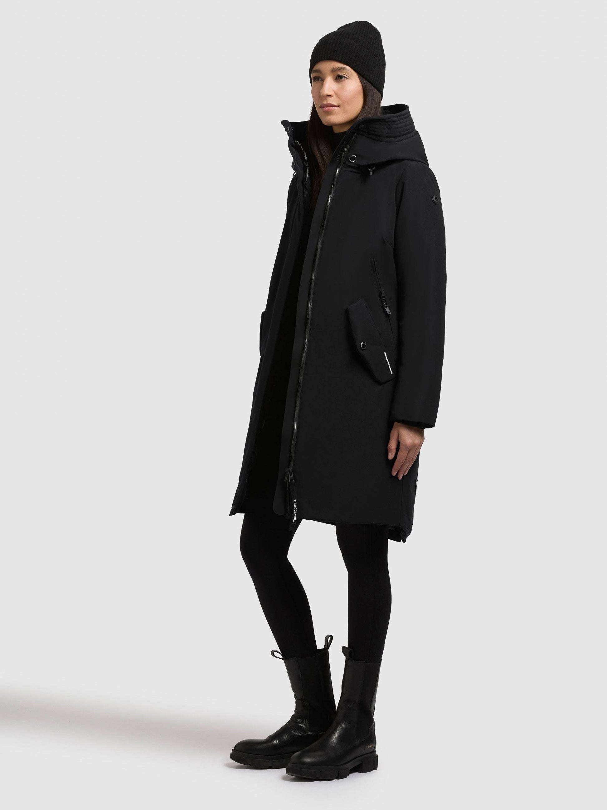 Khujo Damen Jacke schwarz