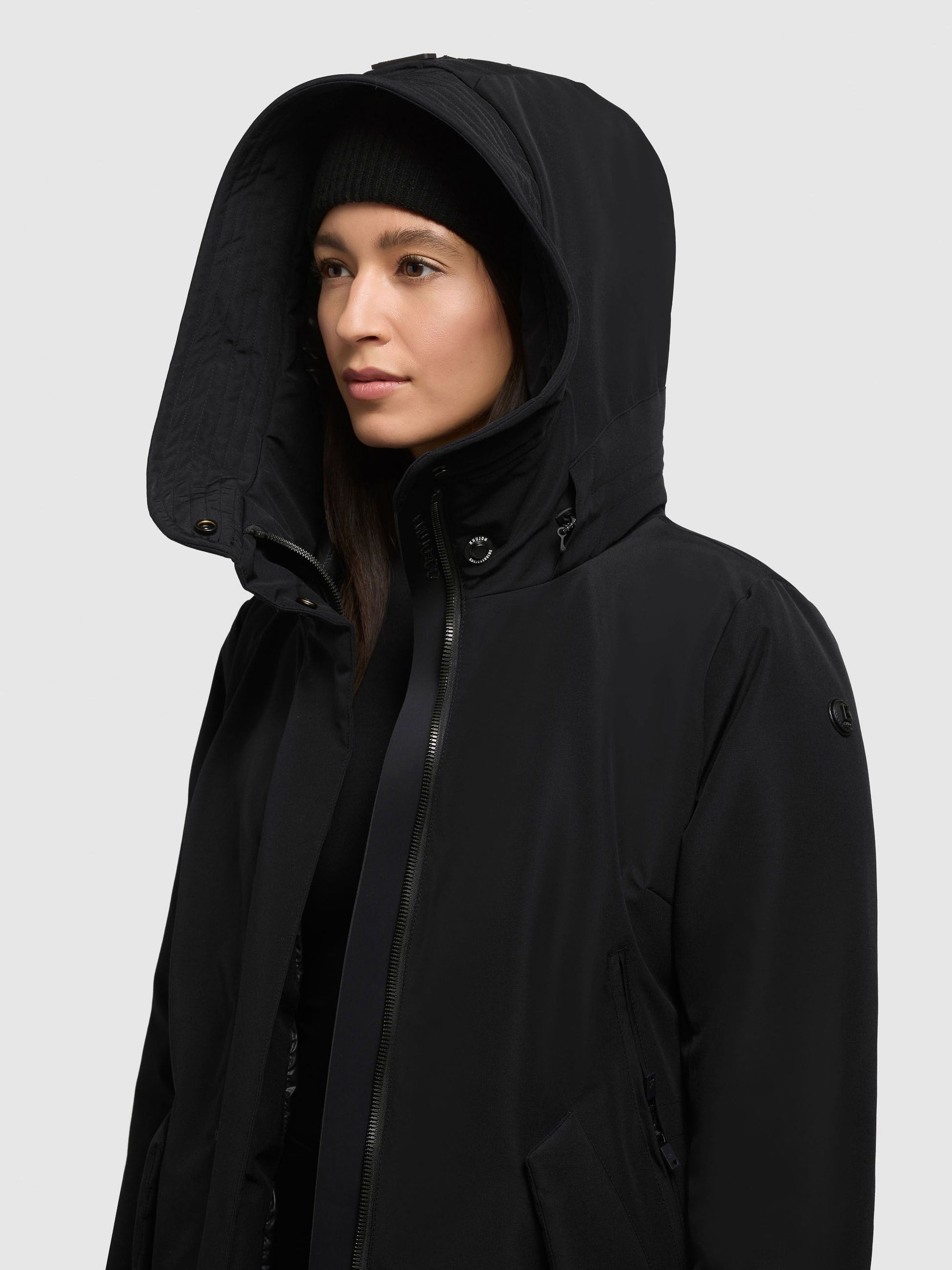 Khujo Damen Jacke schwarz