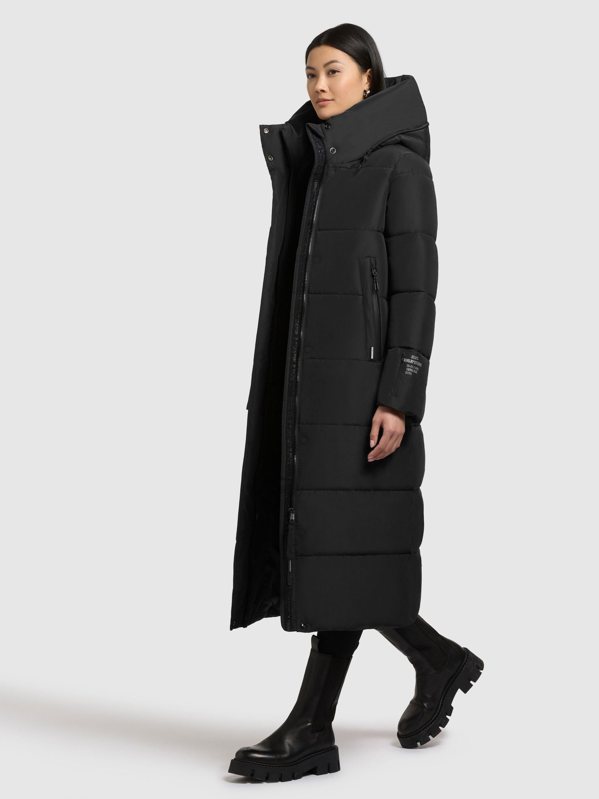 Khujo Damen Jacke schwarz