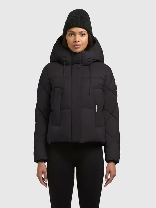 Khujo Damen Jacke schwarz
