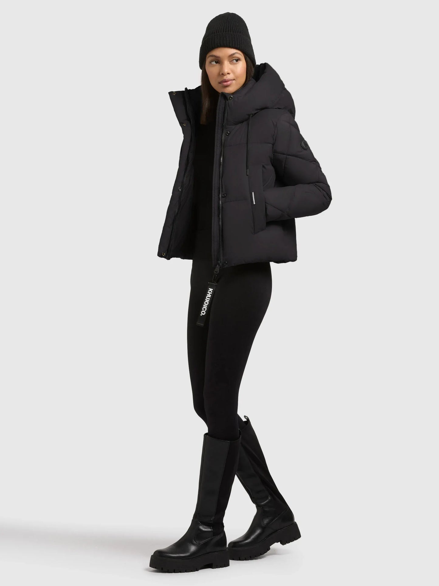 Khujo Damen Jacke schwarz