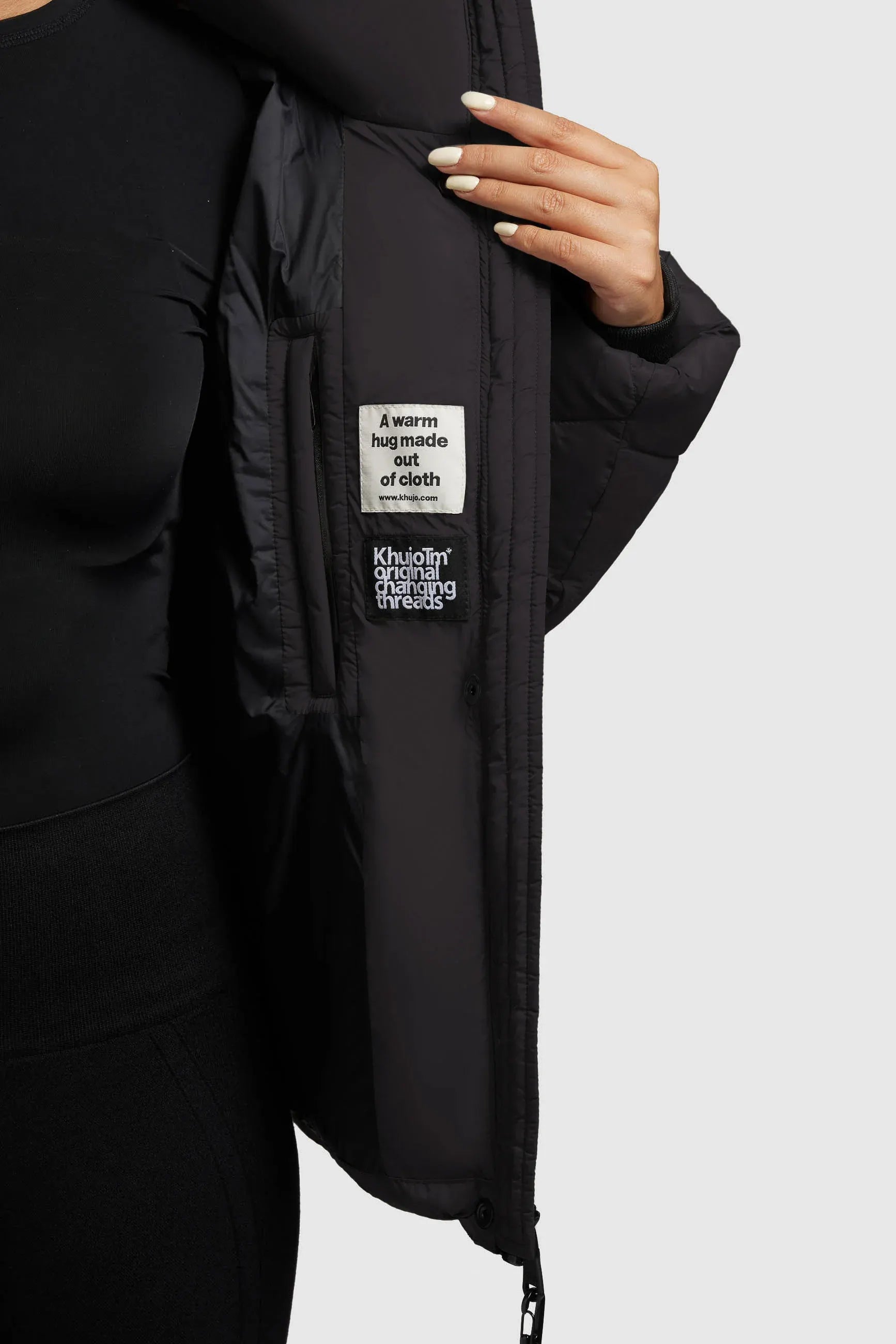Khujo Damen Jacke schwarz