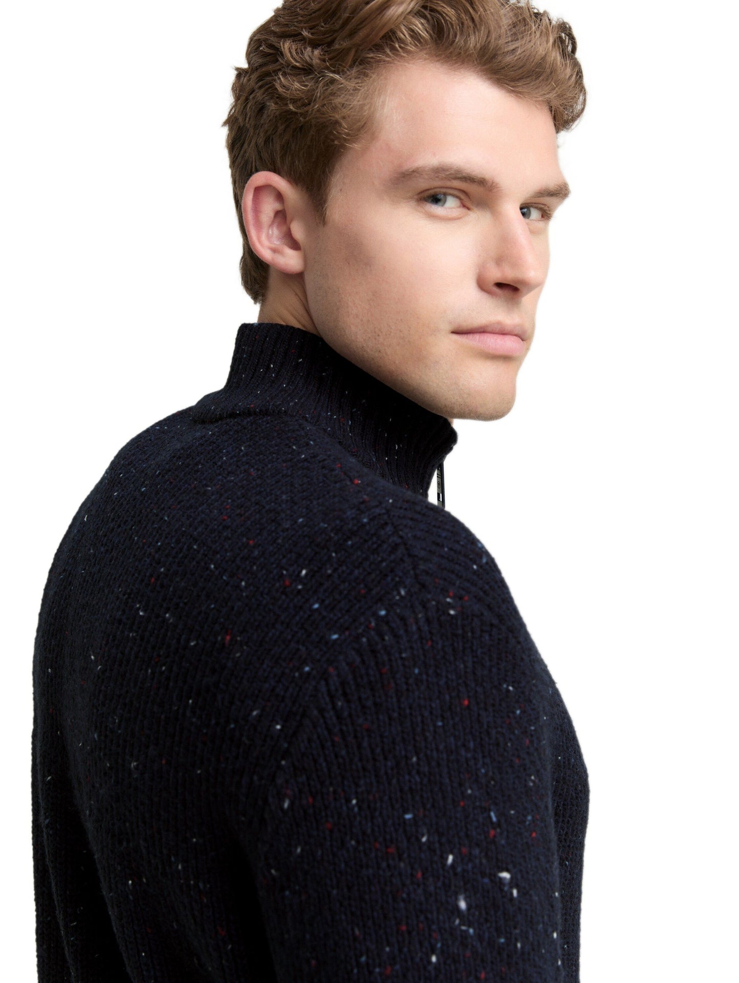 Tom Tailor Herren Strickjacke blau