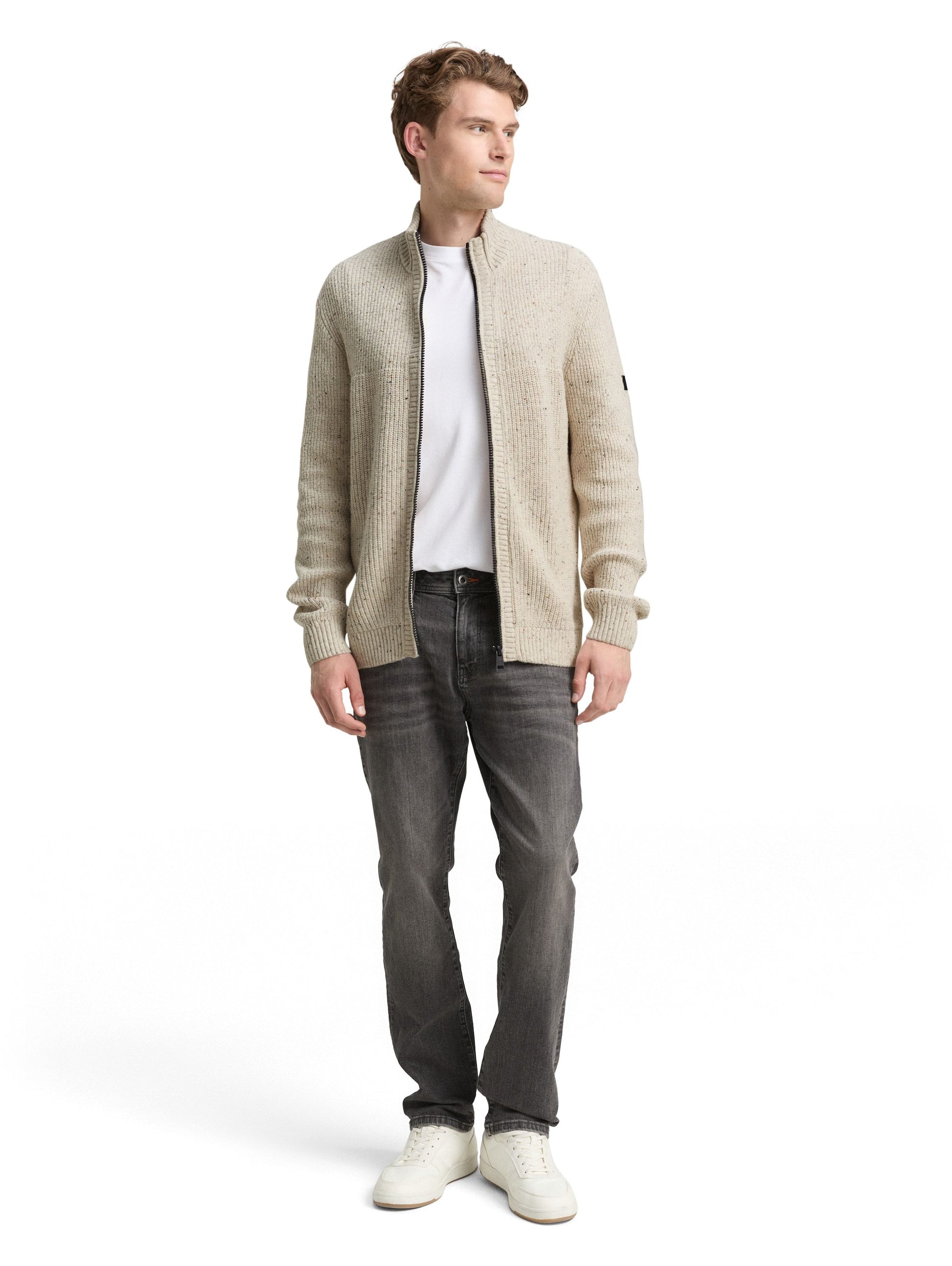 Tom Tailor Herren Pullover weiß