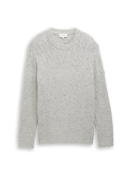 Tom Tailor Herren Pullover XXXL grau
