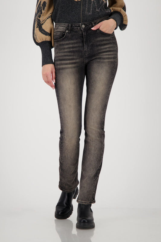 Monari Damen Jeans 44 grau
