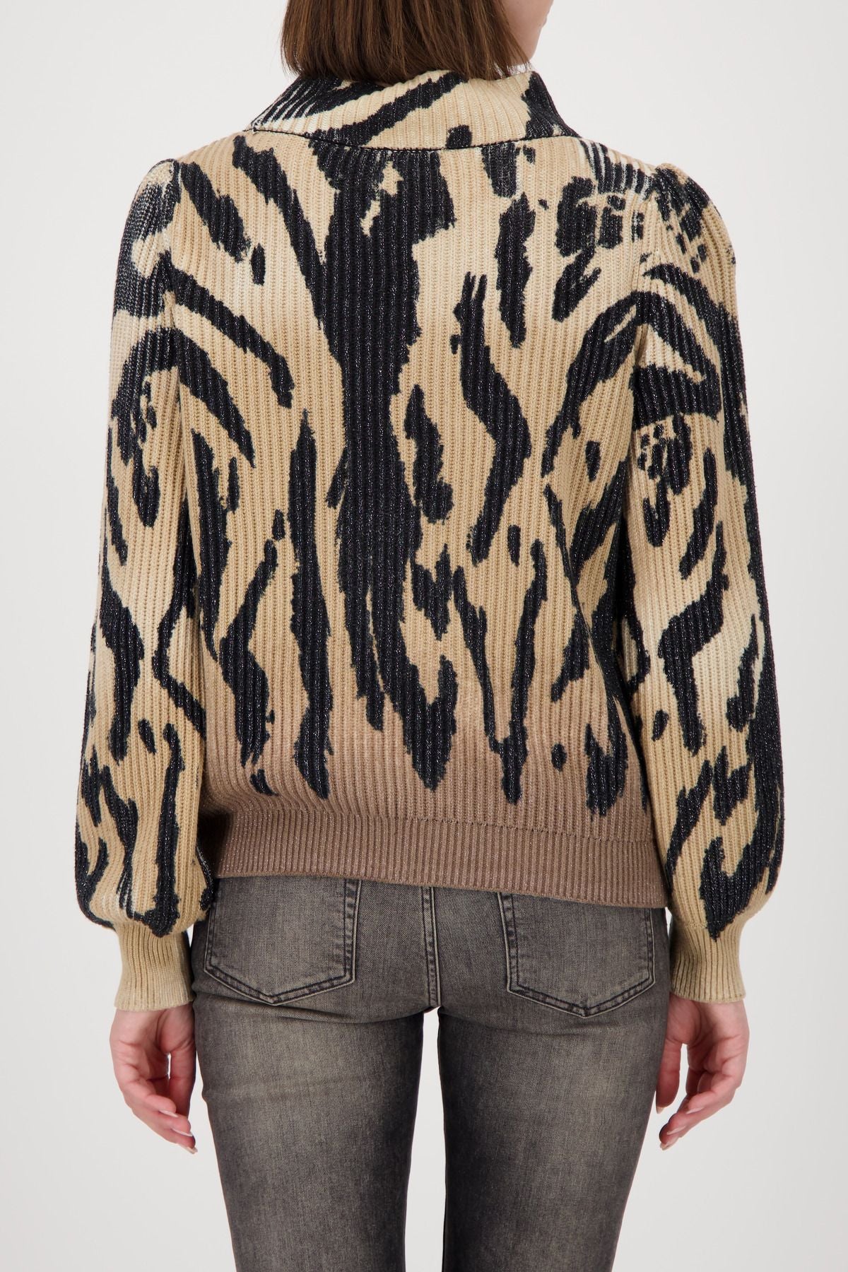 Monari Damen Pullover braun