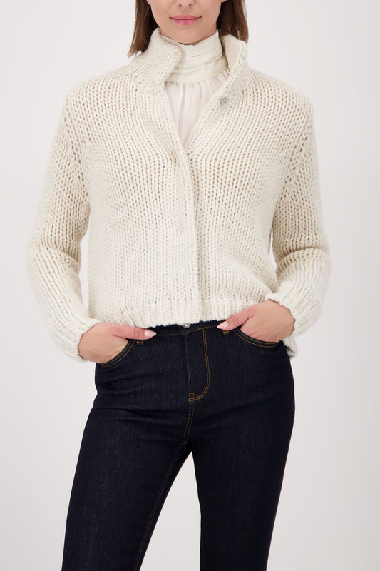 Monari Damen Strickjacke 44 beige