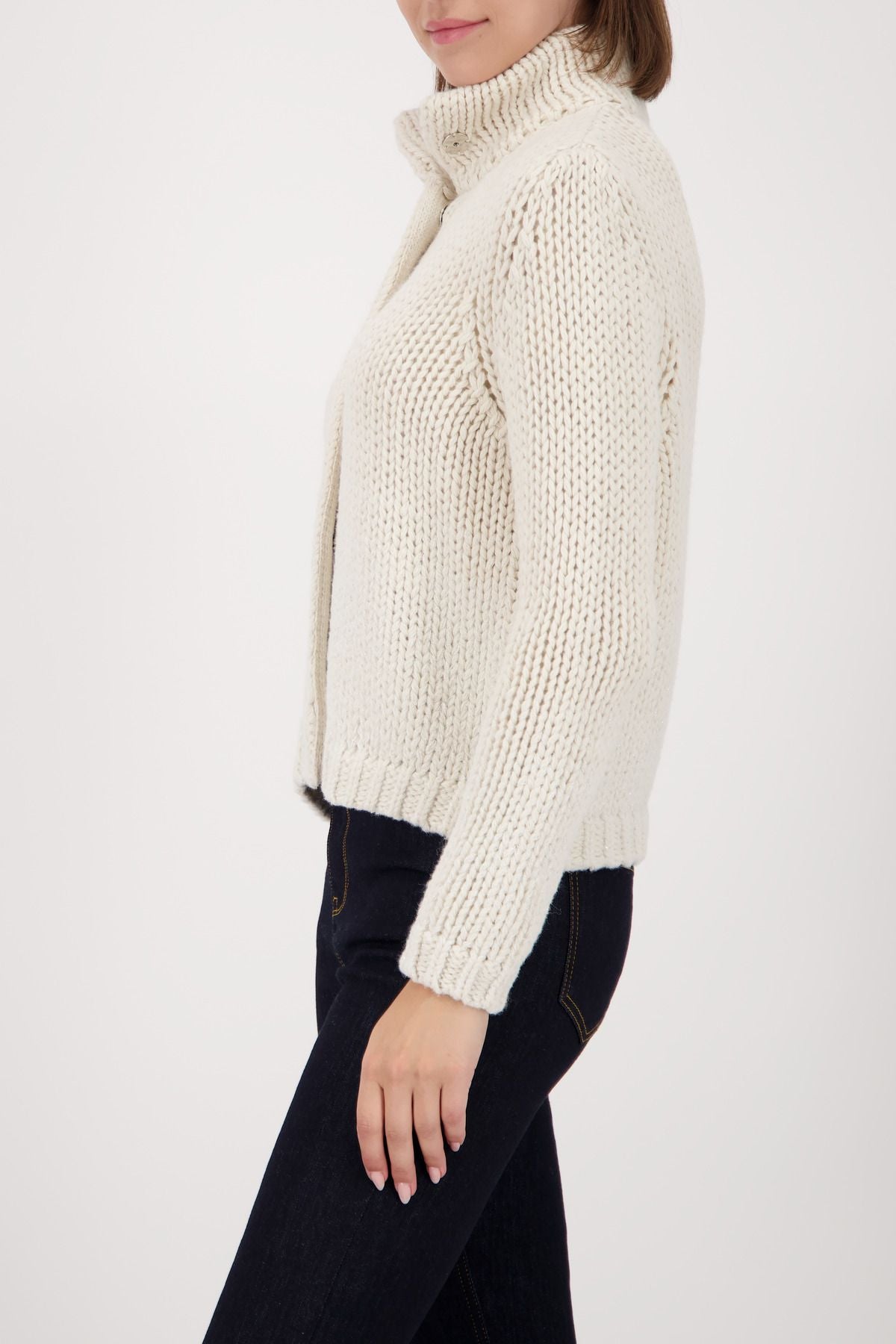 Monari Damen Strickjacke beige