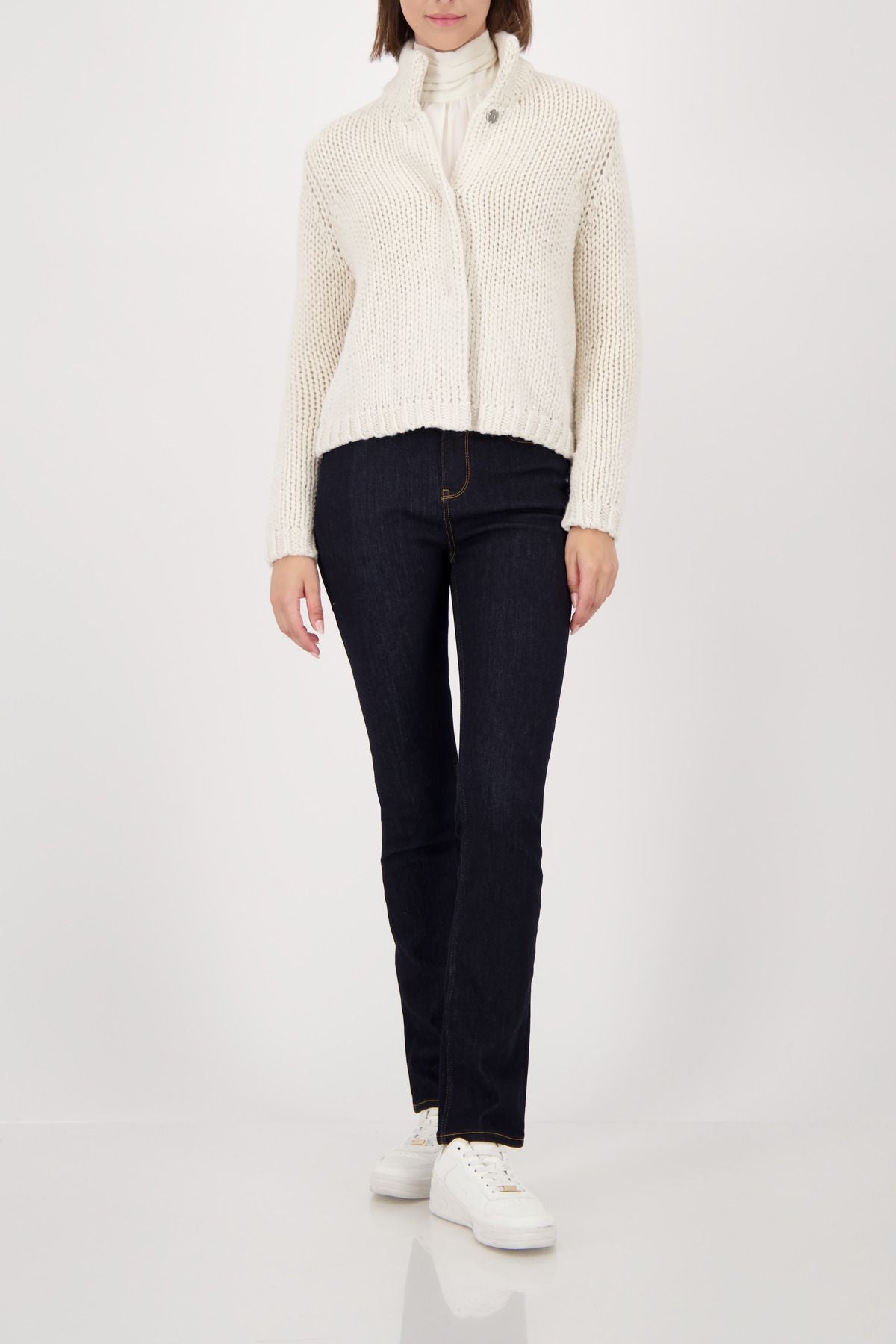 Monari Damen Strickjacke beige