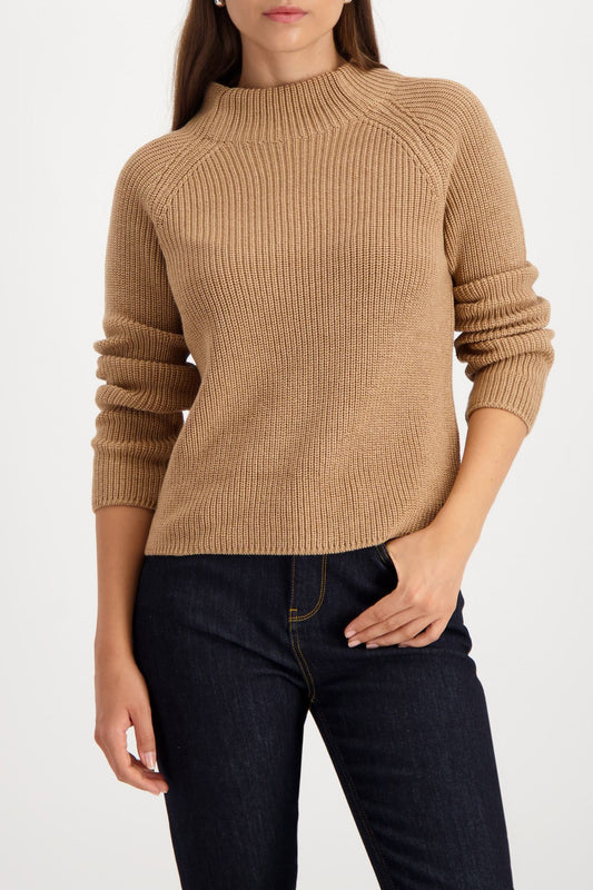 Monari Damen Pullover braun