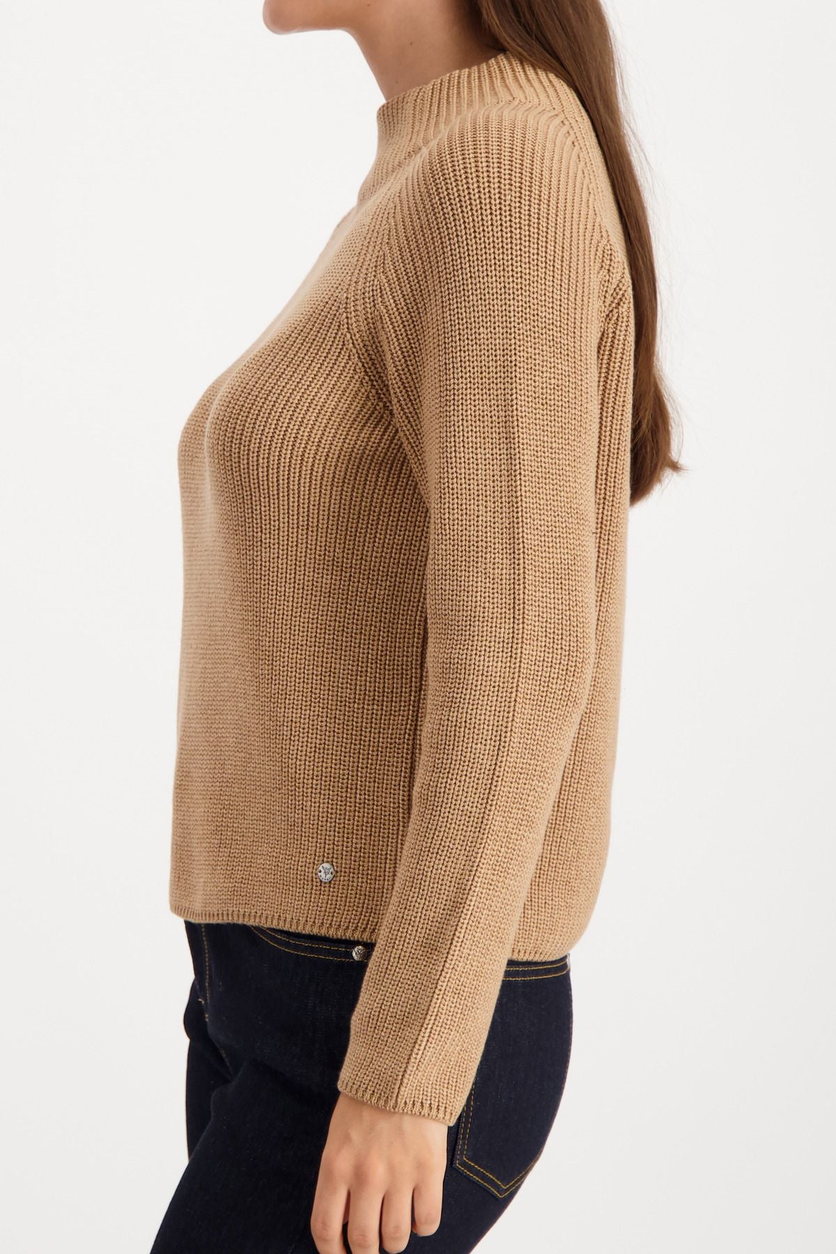 Monari Damen Pullover braun