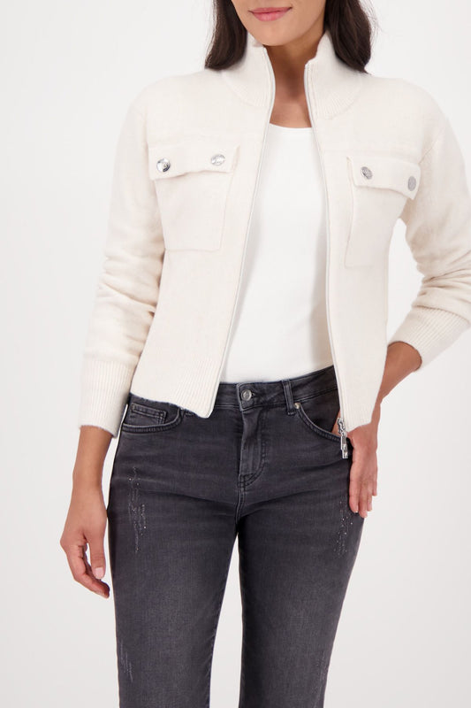 Monari Damen Strickjacke 44 beige