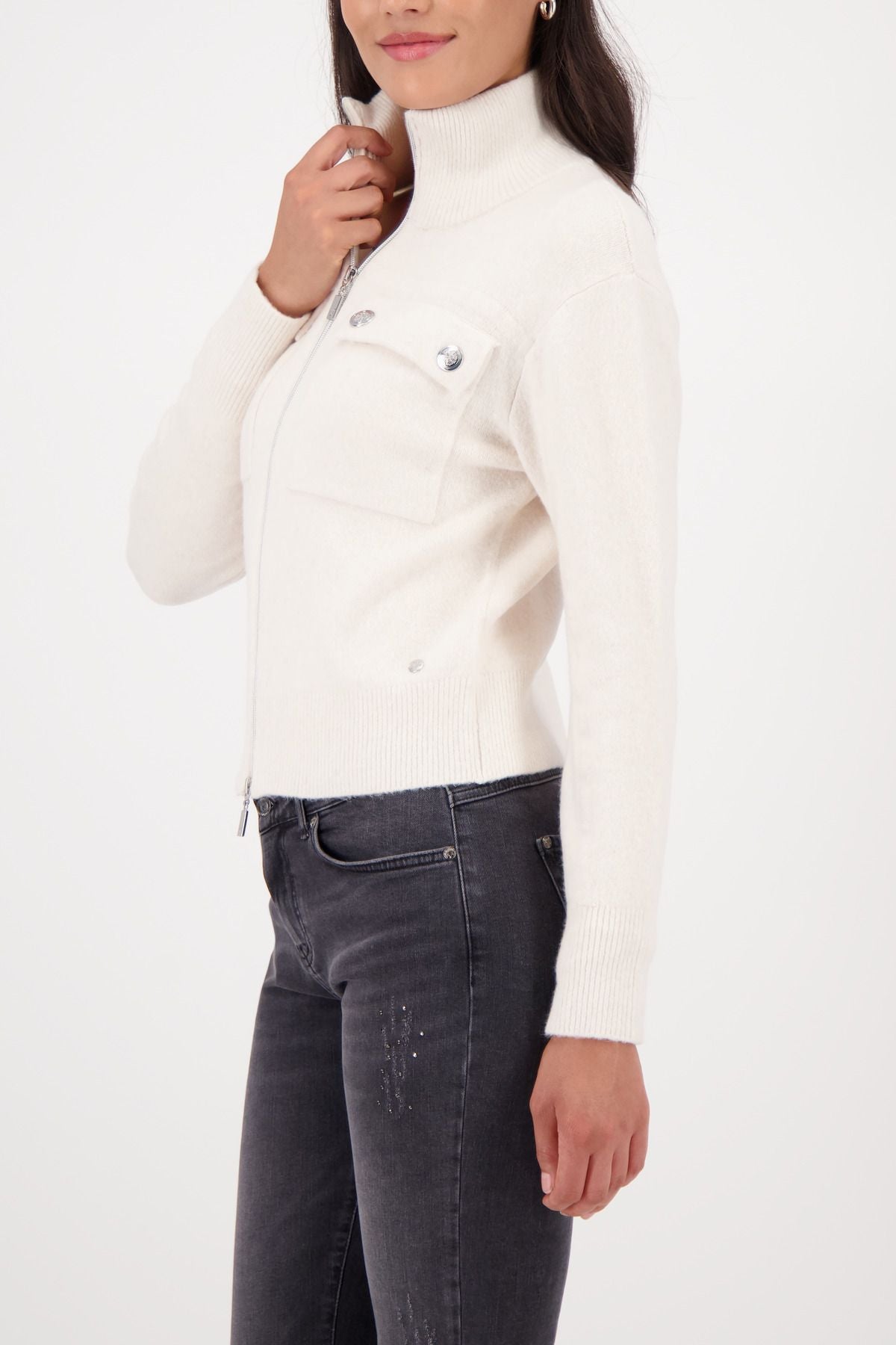 Monari Damen Strickjacke beige
