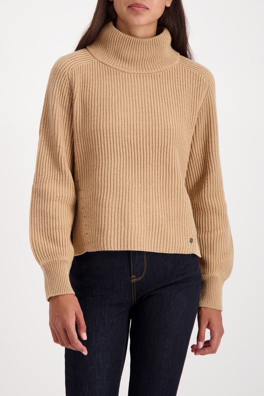 Monari Damen Pullover braun